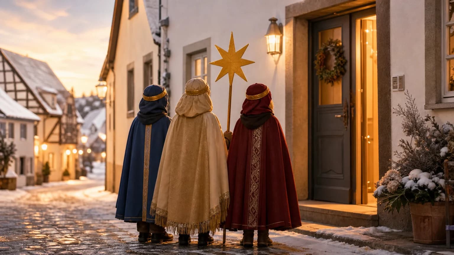 Sternsinger bringen Neujahrssegen ins Landshuter Rathaus