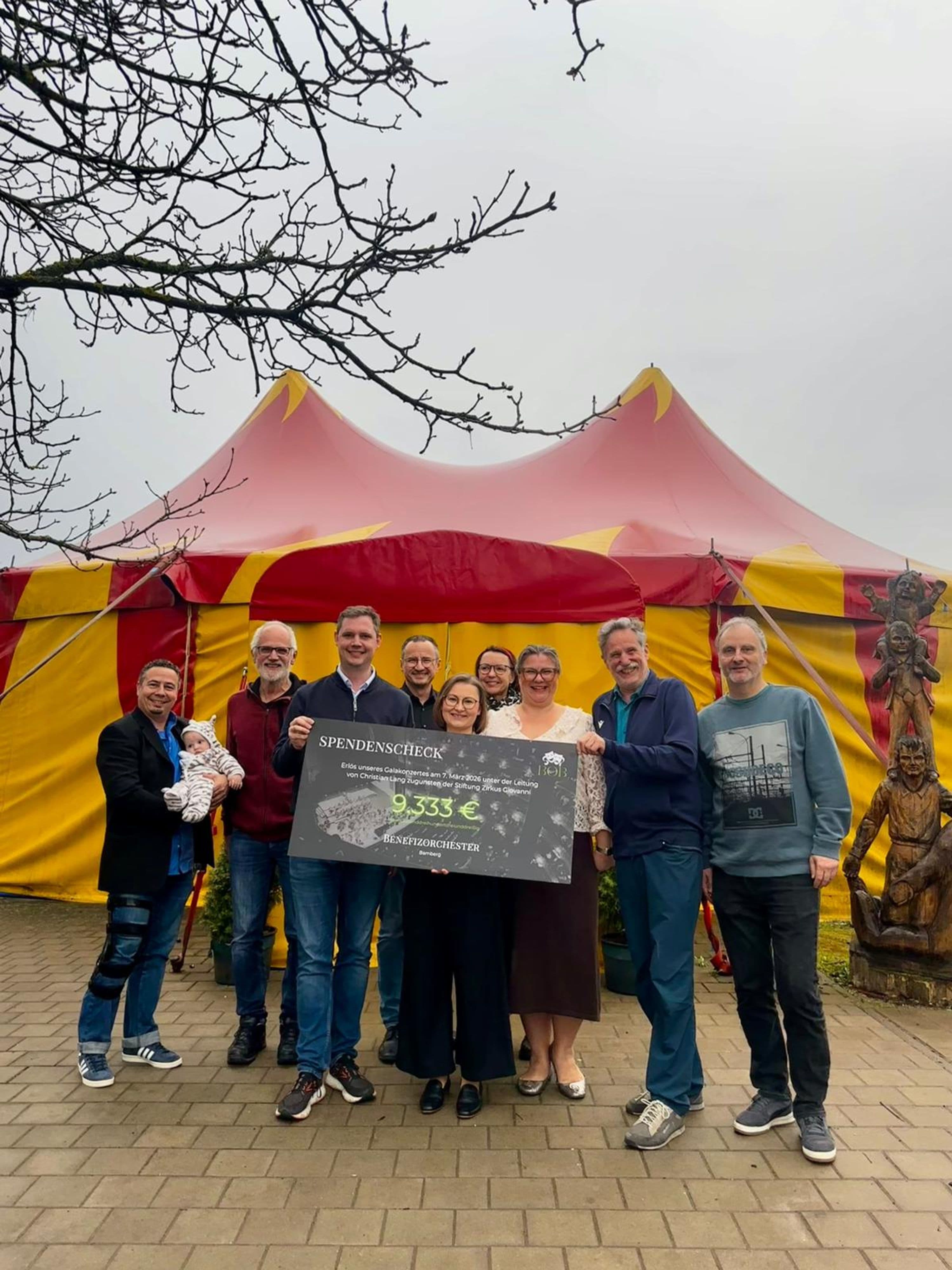 9.333 Euro für Zirkus Giovanni