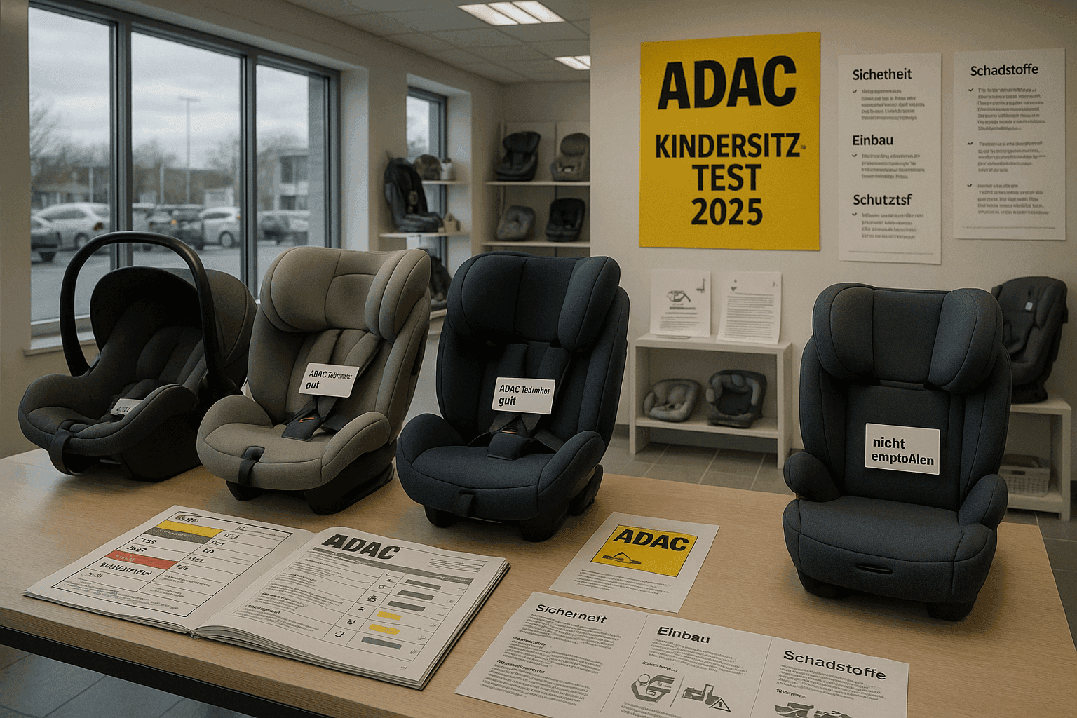 ADAC testet 17 Kindersitze: Große Unterschiede bei Sicherheit und Schadstoffen