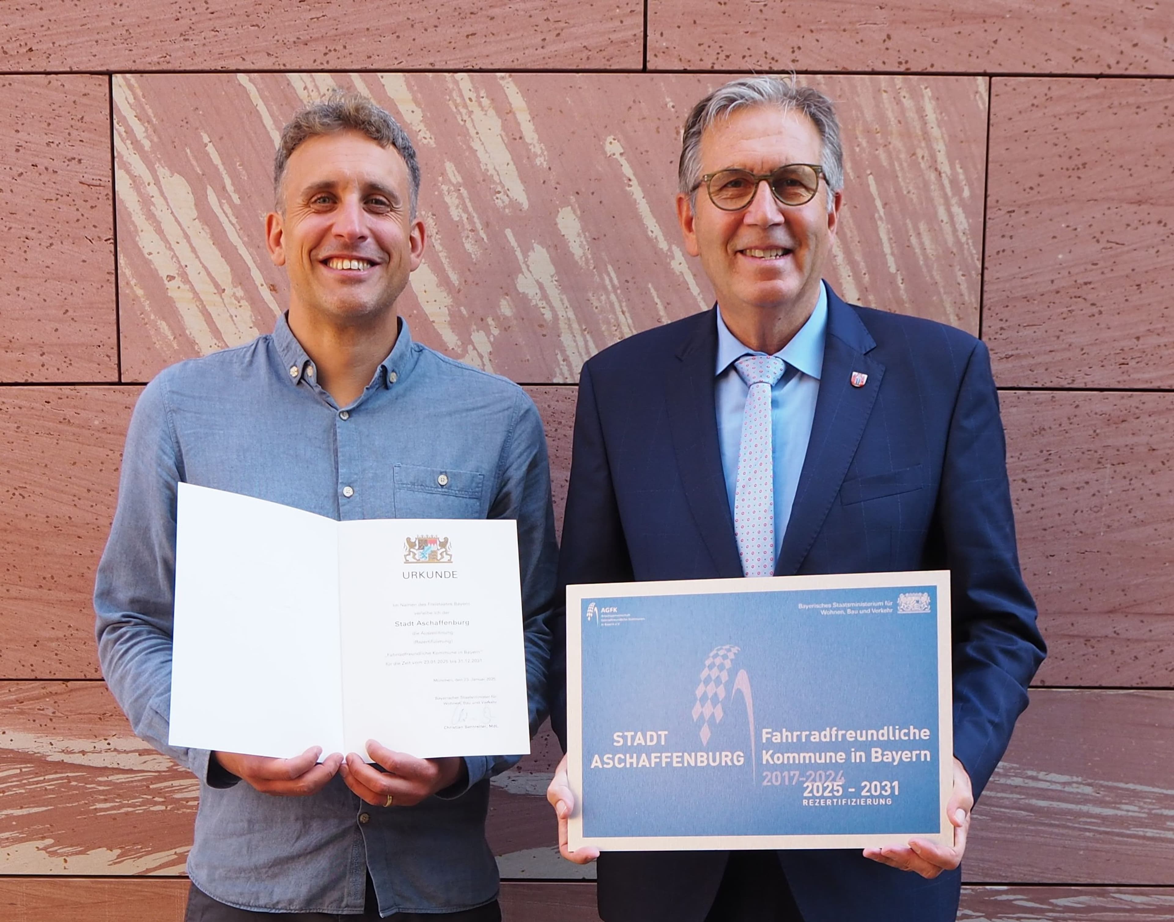 Aschaffenburg bleibt Fahrradvorreiter bis 2031