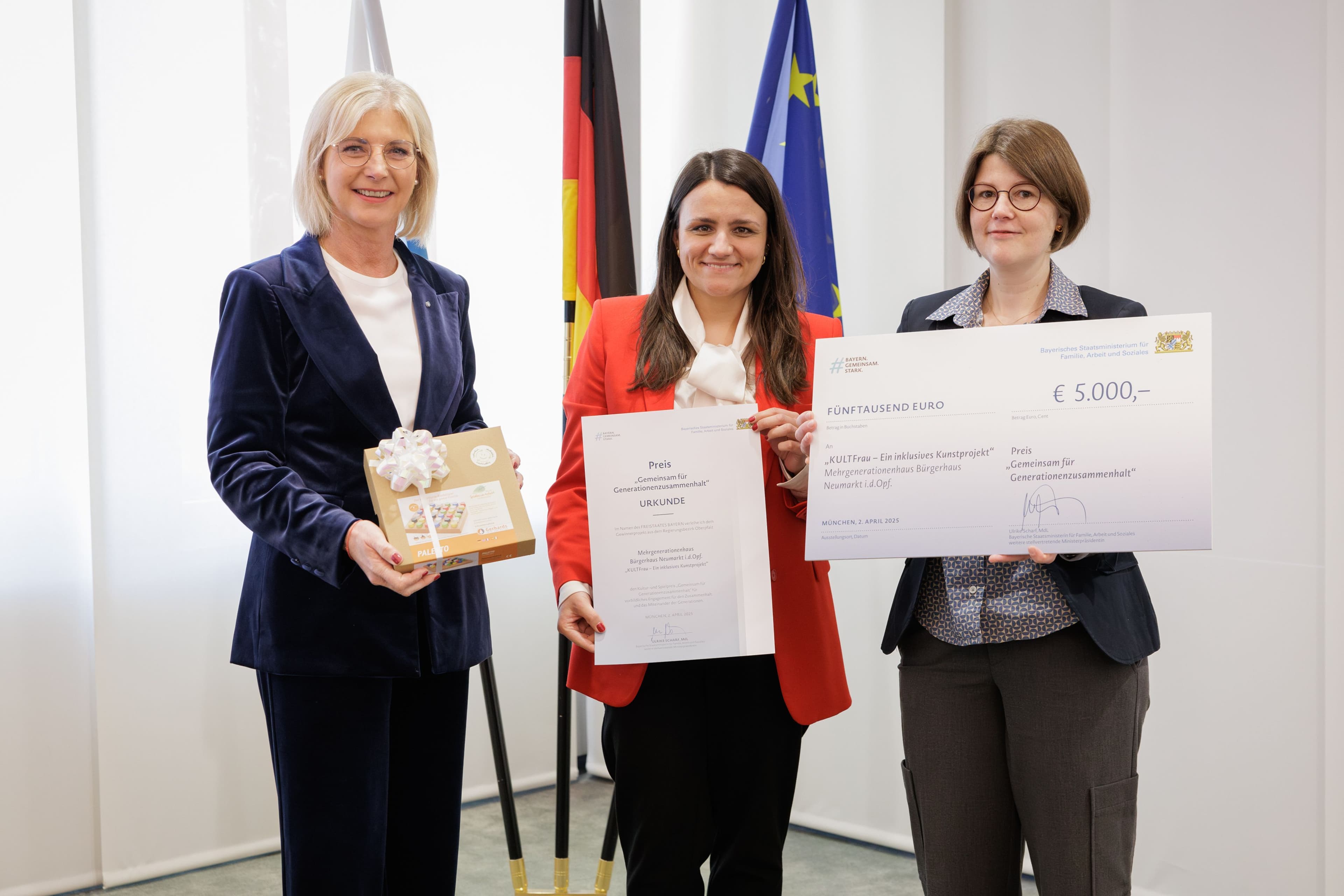 Auszeichnung für das Mehrgenerationenhaus Neumarkt