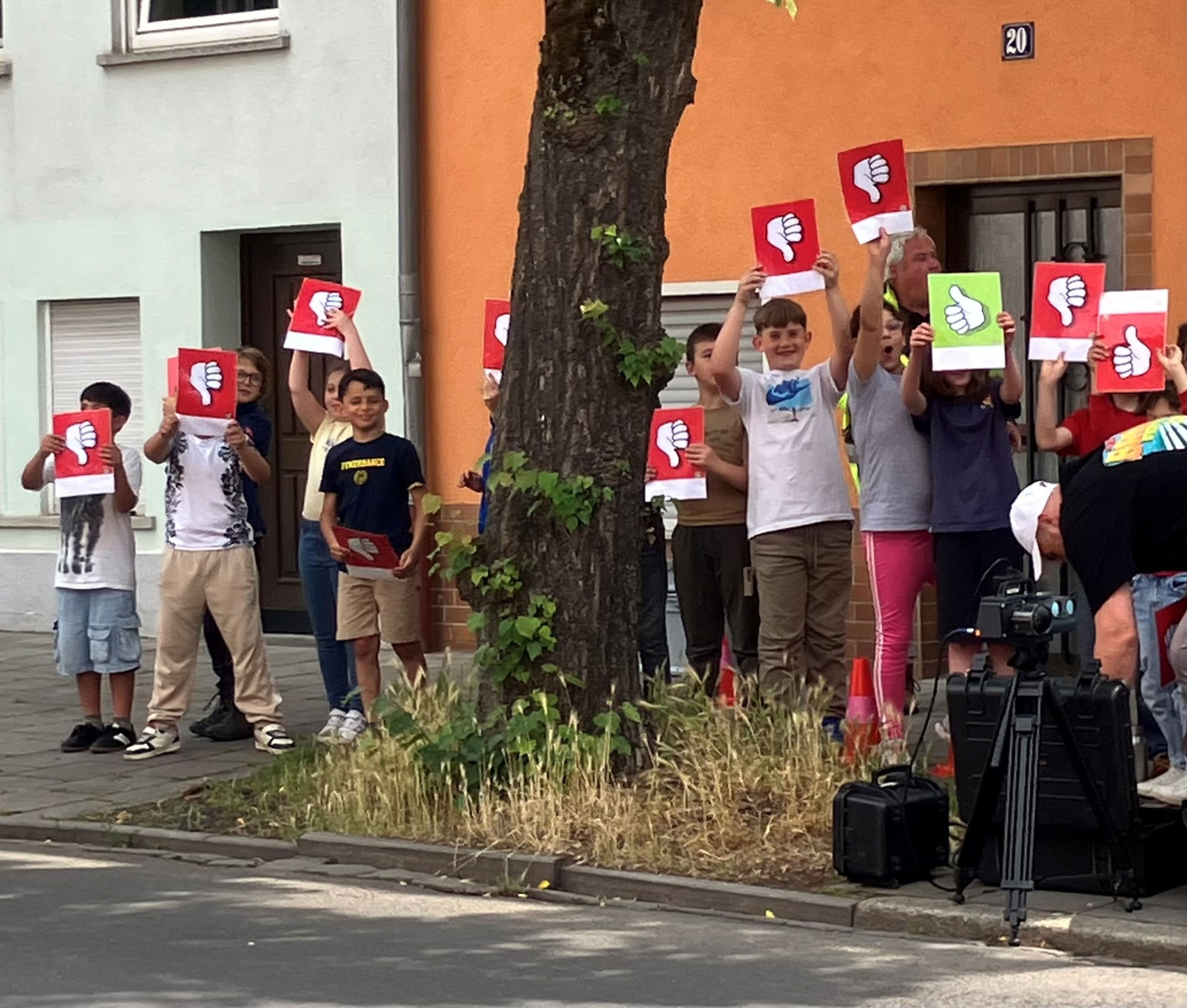 Bamberger Drittklässler setzen auf Bremse und Sicherheit
