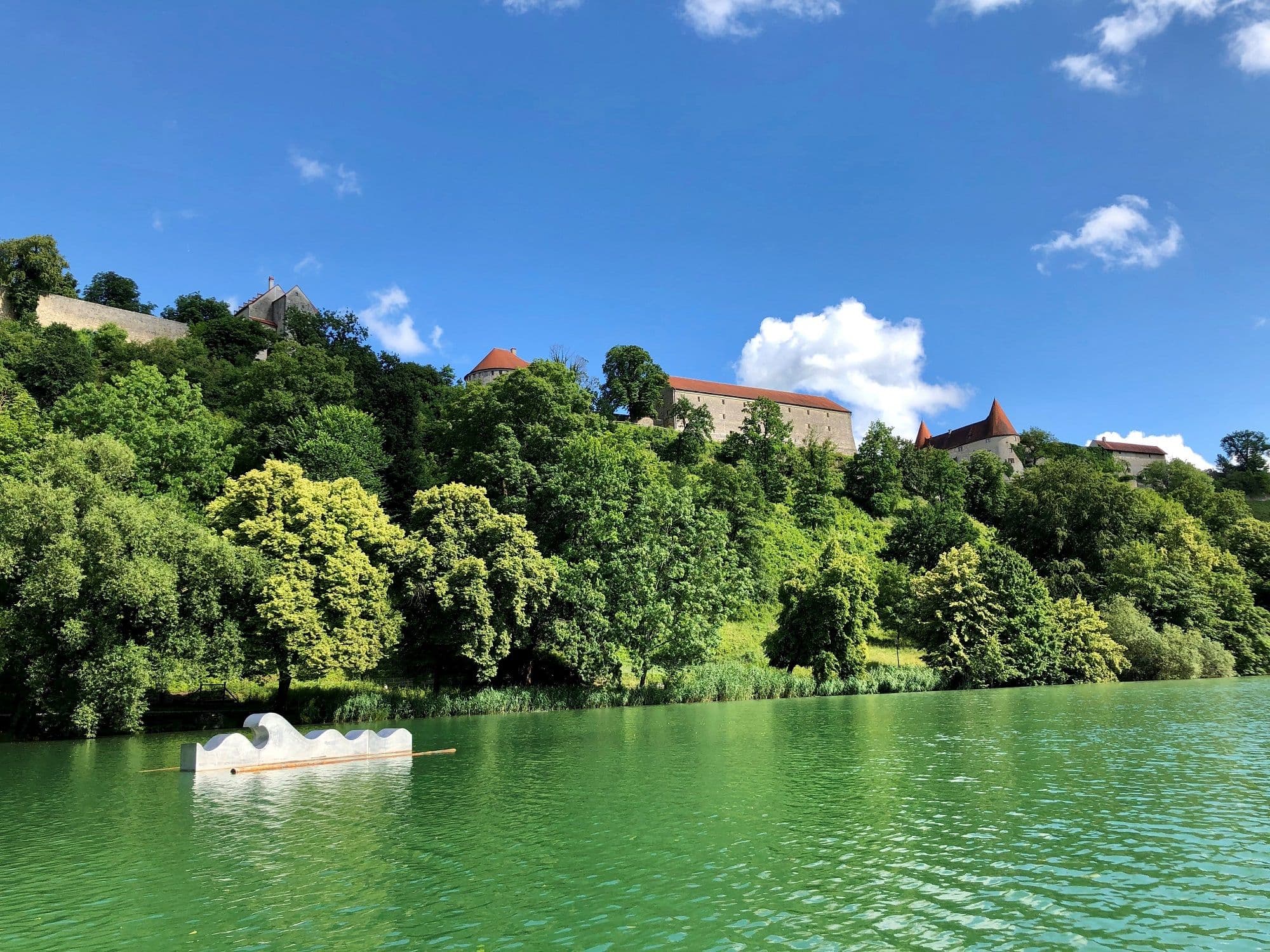 Besucheransturm am Wöhrseebad in Burghausen