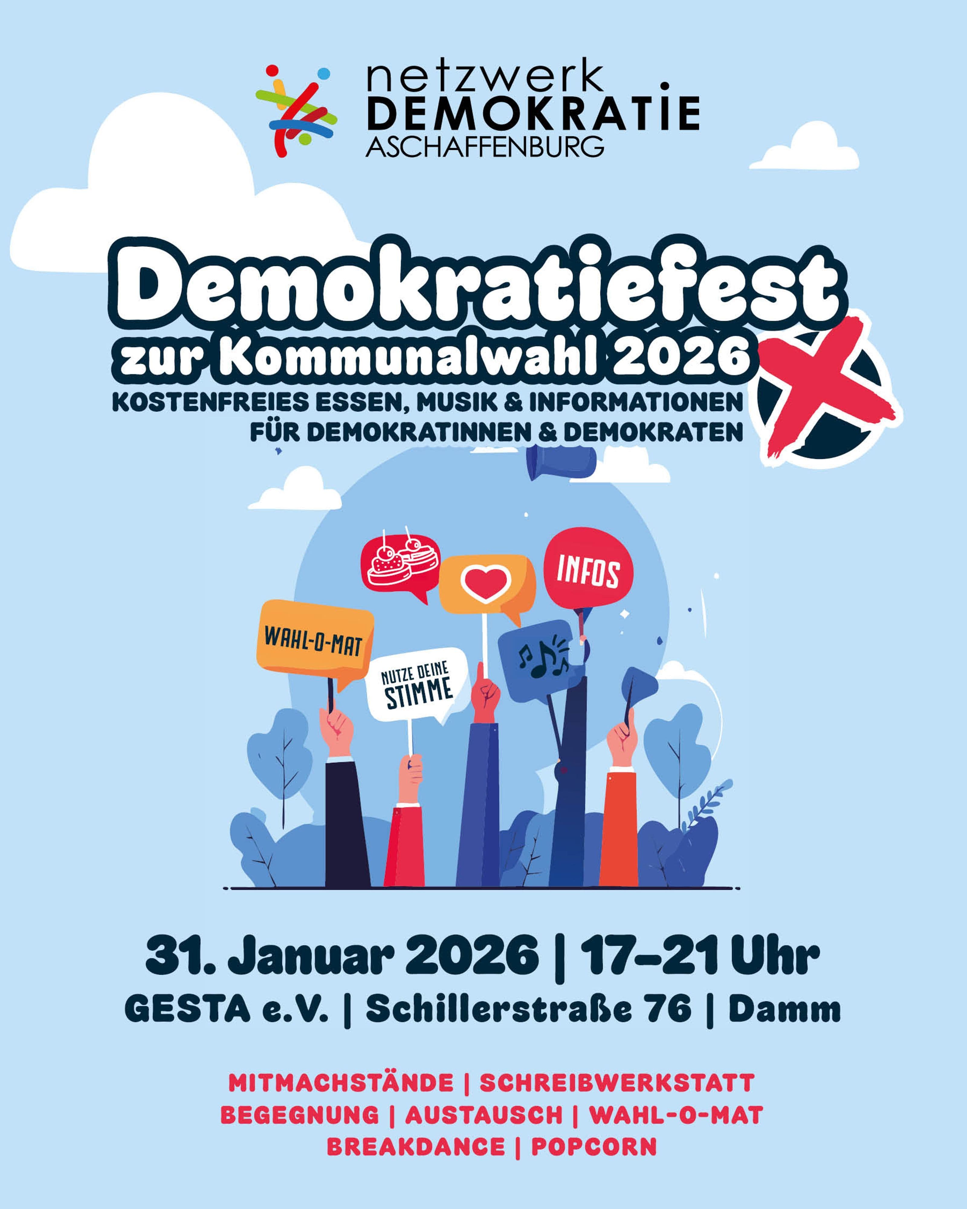 Demokratiefest in Damm: Mitbestimmen leicht gemacht