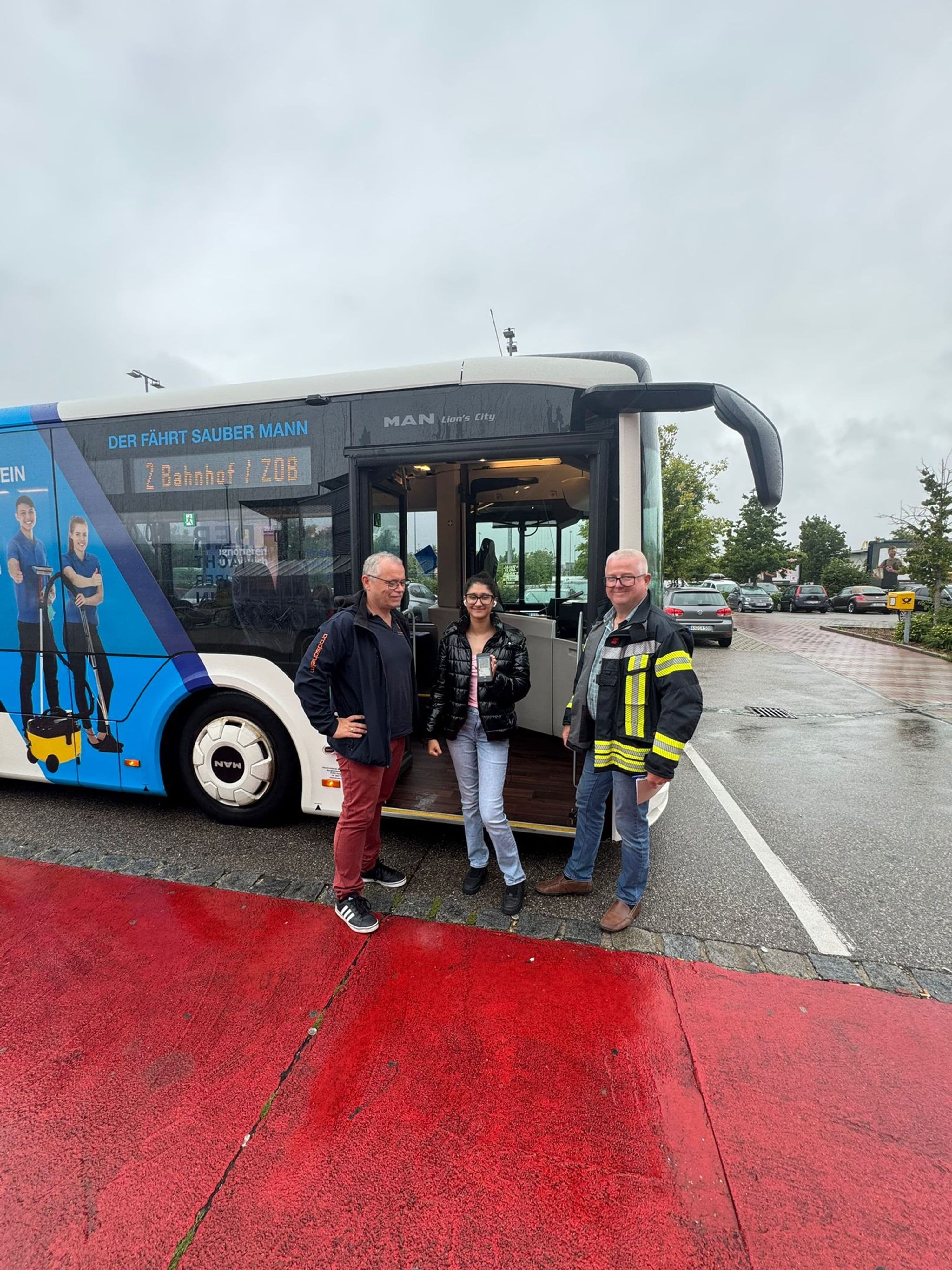 Erste Fahrkartenkontrollen in Burghausens City Bus