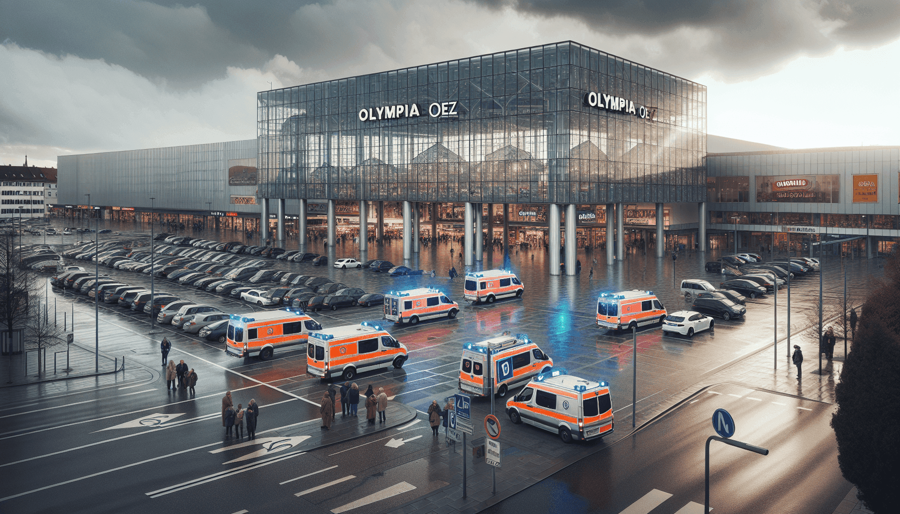 Feuerwehr-Einsatz in München: Fehlalarm am Olympia-Einkaufszentrum!