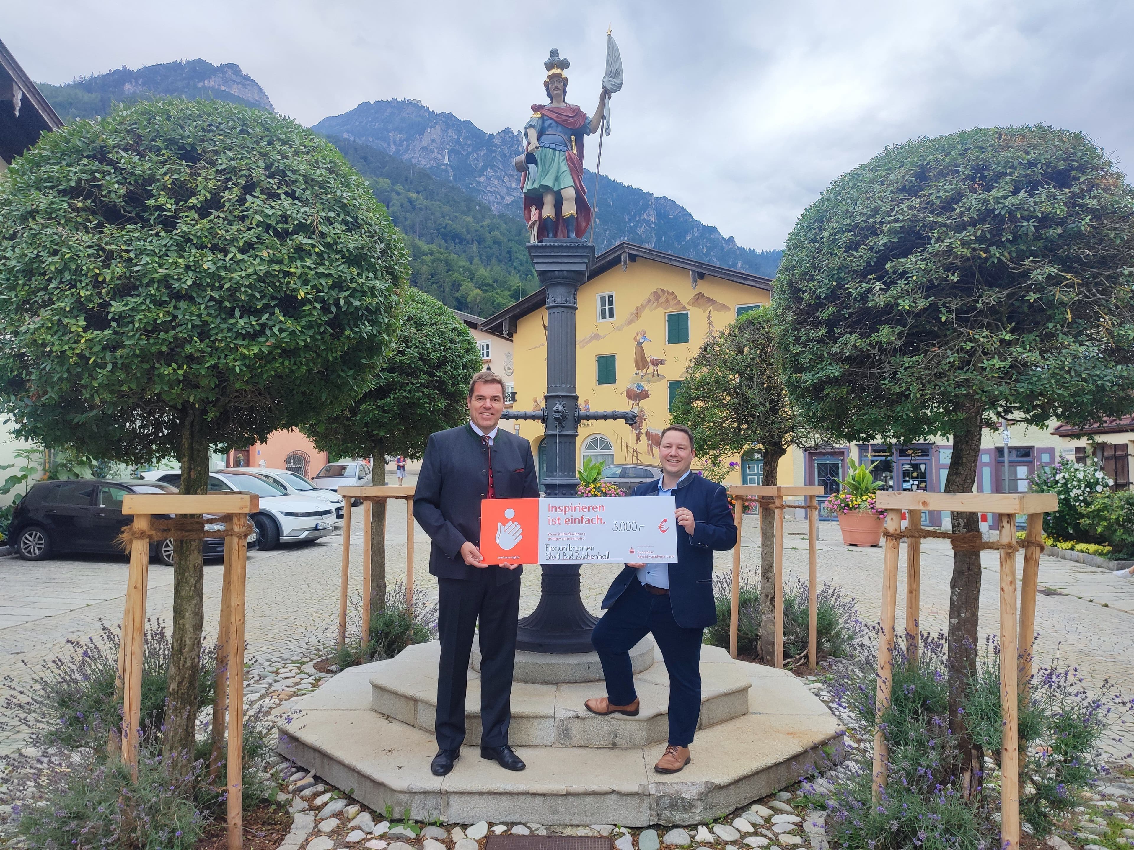Floriansbrunnen in neuem Glanz