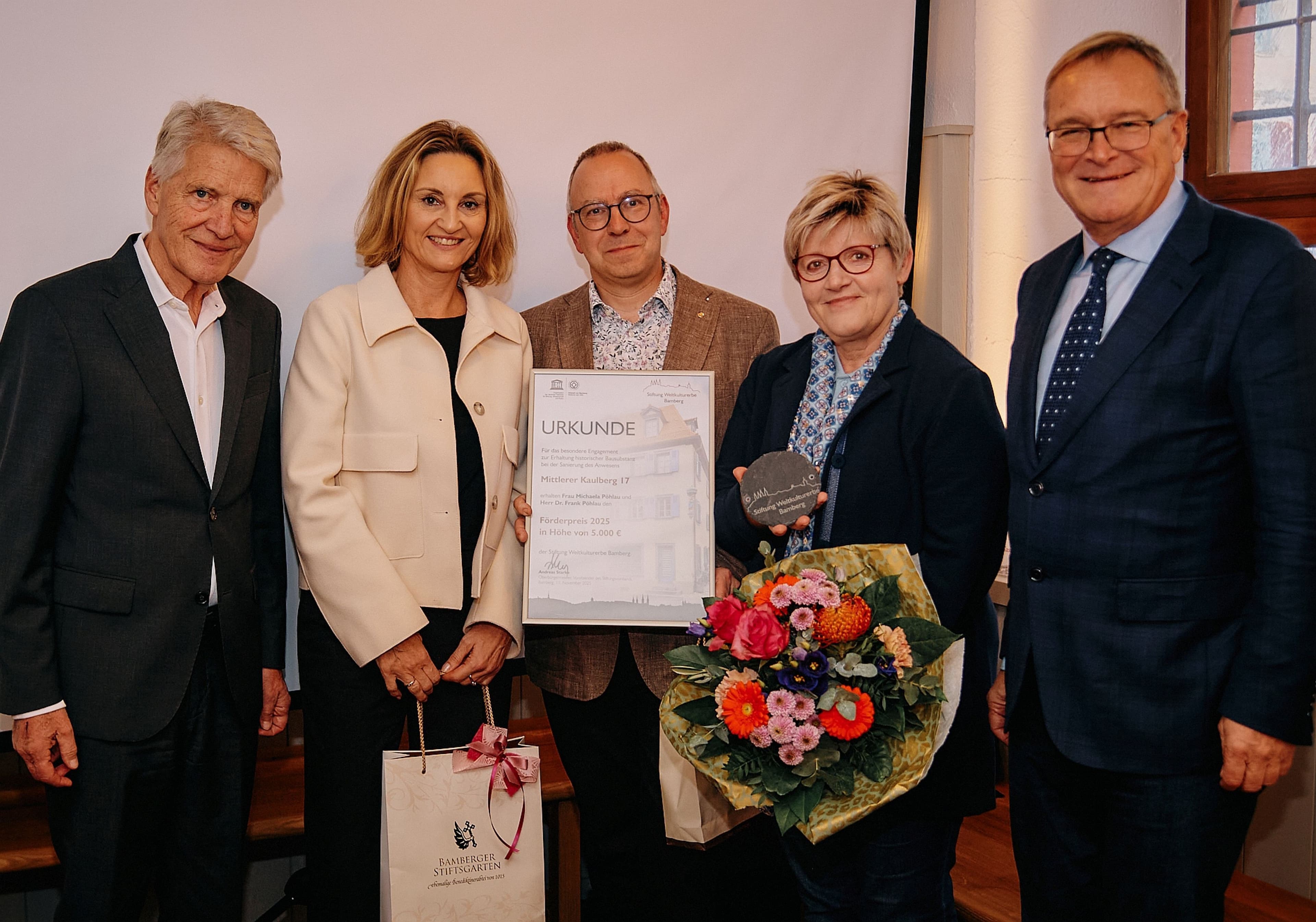 Förderpreis für historische Fachwerksanierung in Bamberg