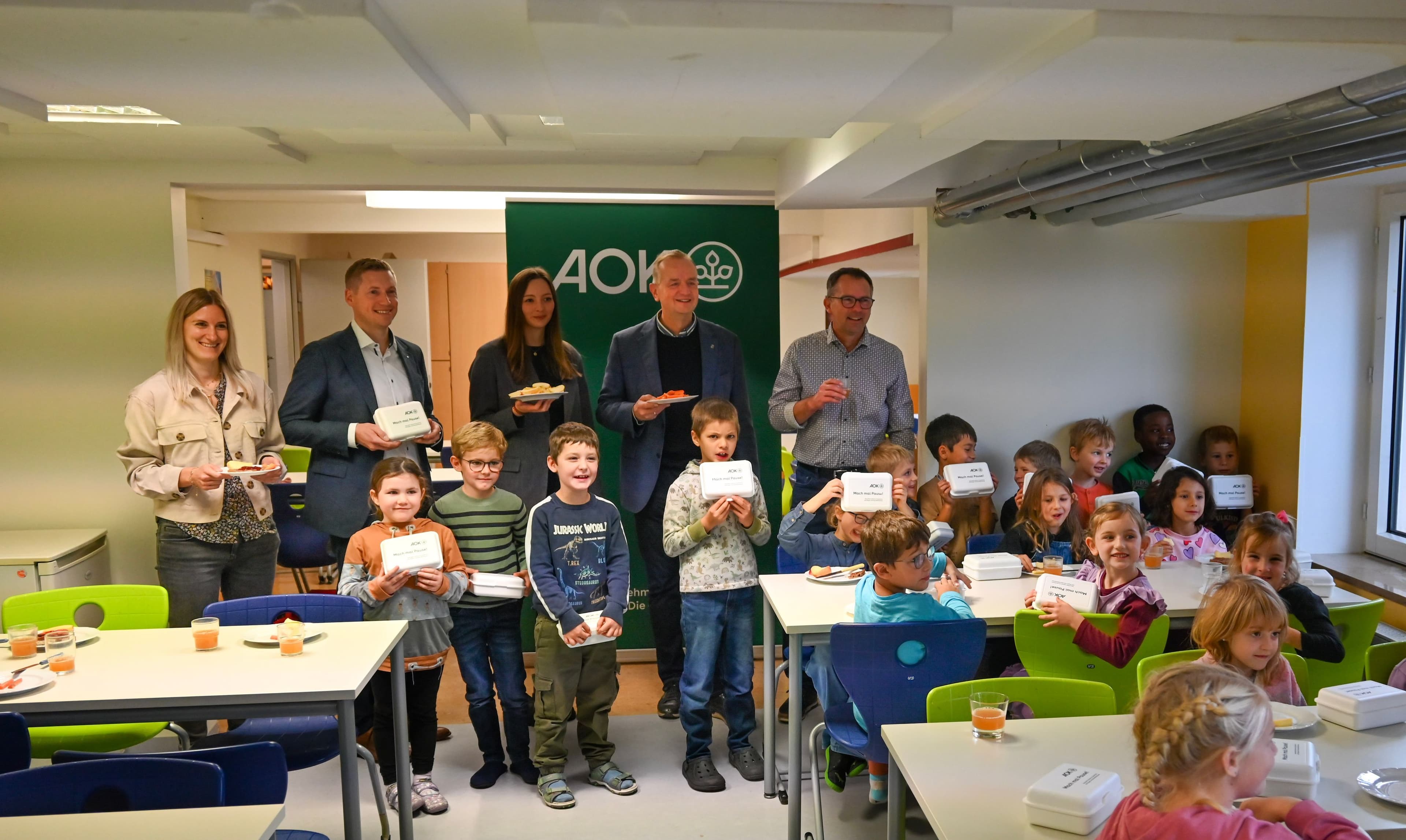 Gesundes Pausenbrot für Ansbacher Erstklässler