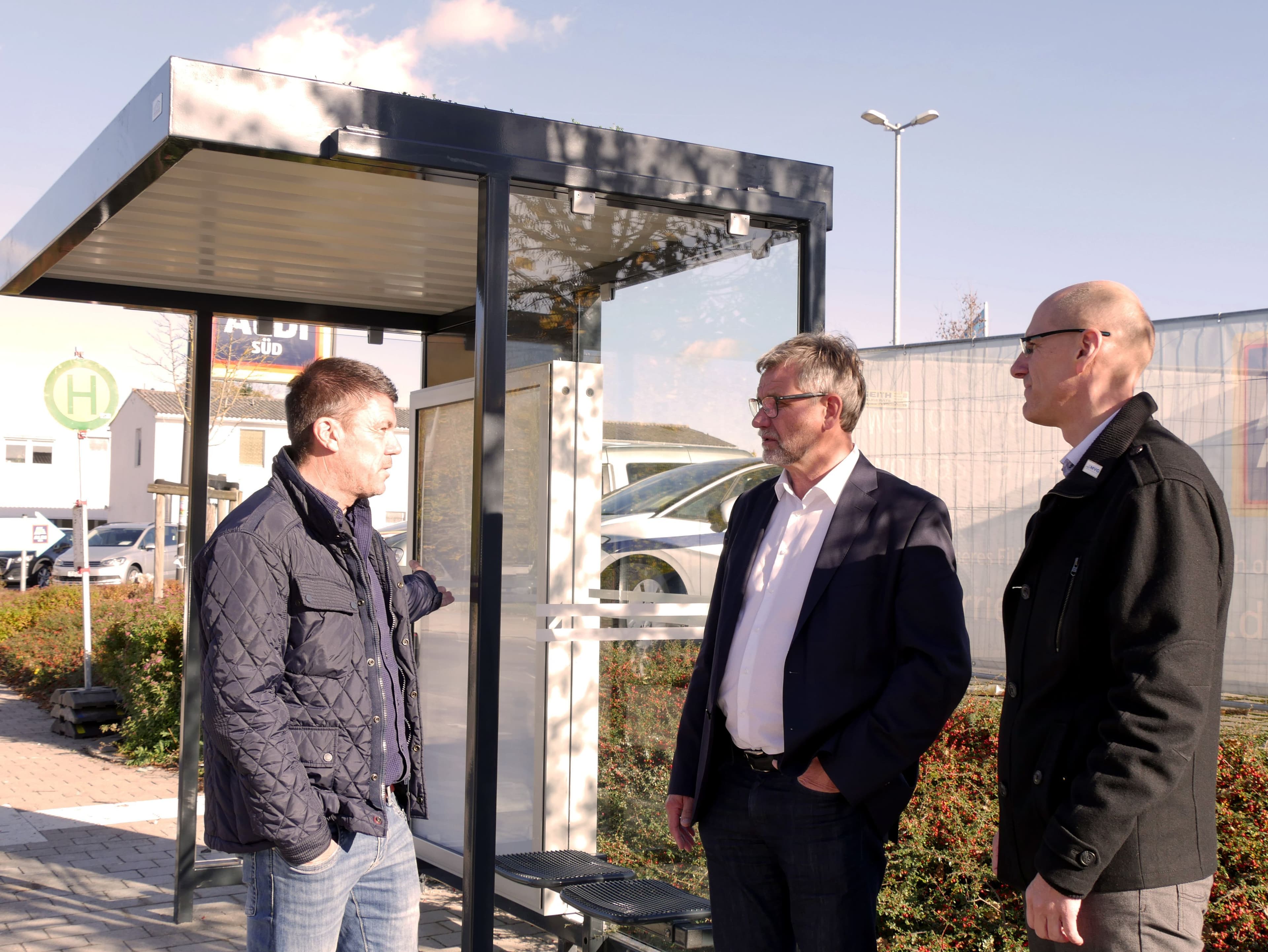Gunzenhausen macht Bushaltestellen grüner und barrierefrei