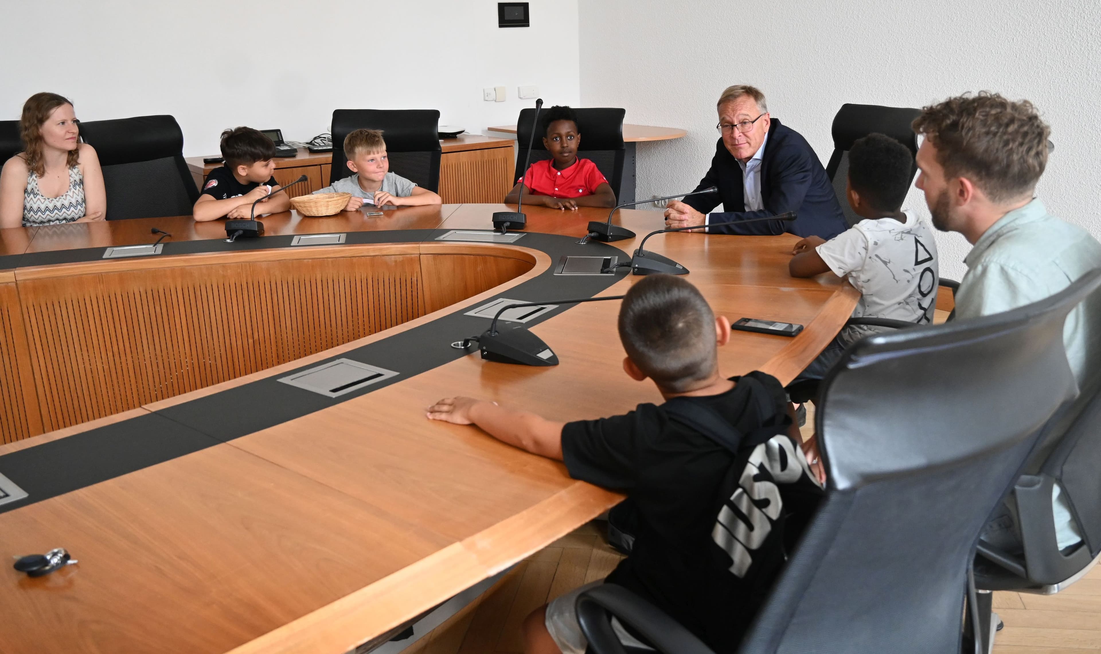 Kinder aus Bamberg-Süd im Rathaus: Ihre Wünsche direkt beim Oberbürgermeister