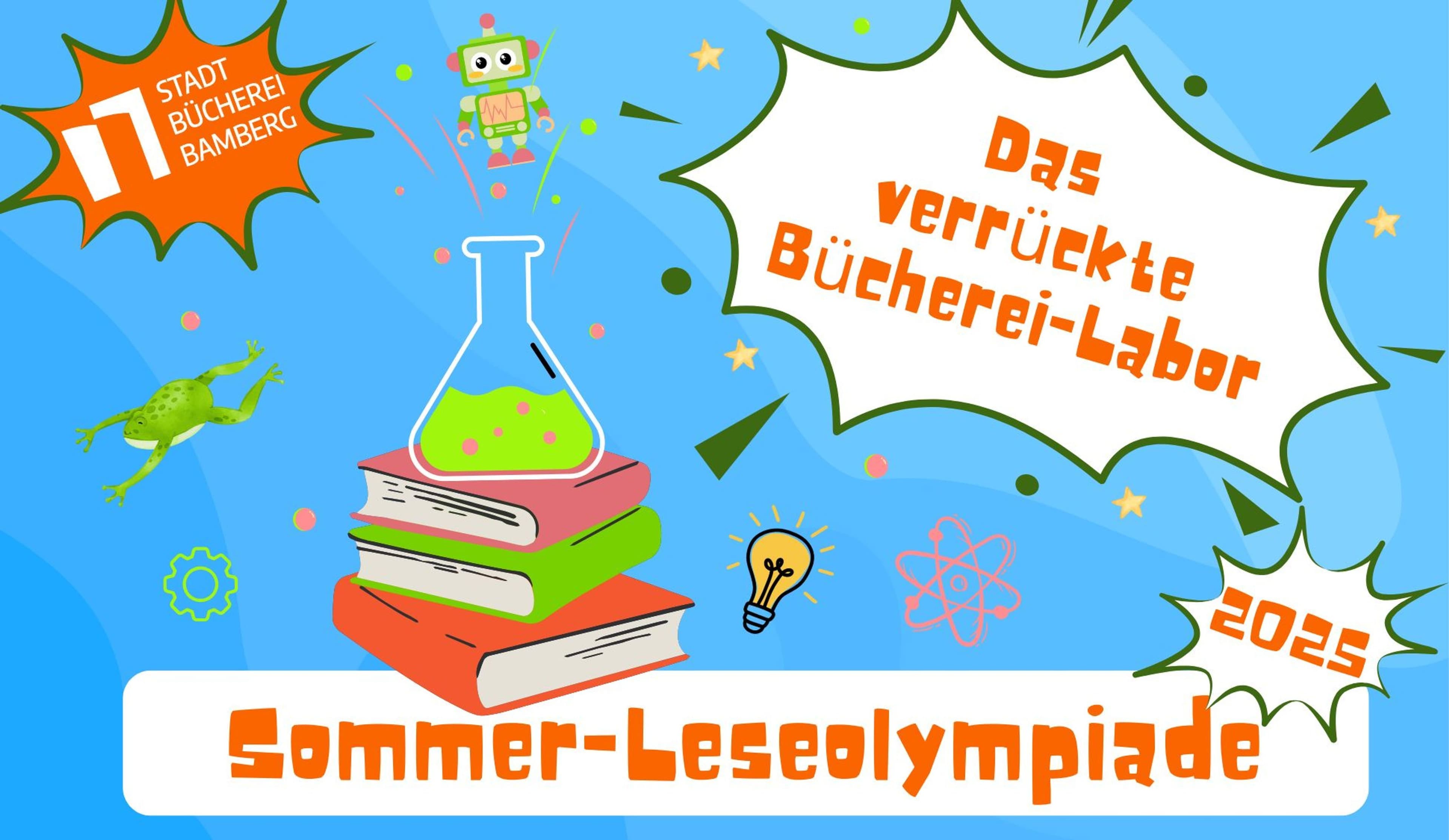 Leseolympiade in Bamberg startet: Werde Teil des „Verrückten Lese-Labors“!