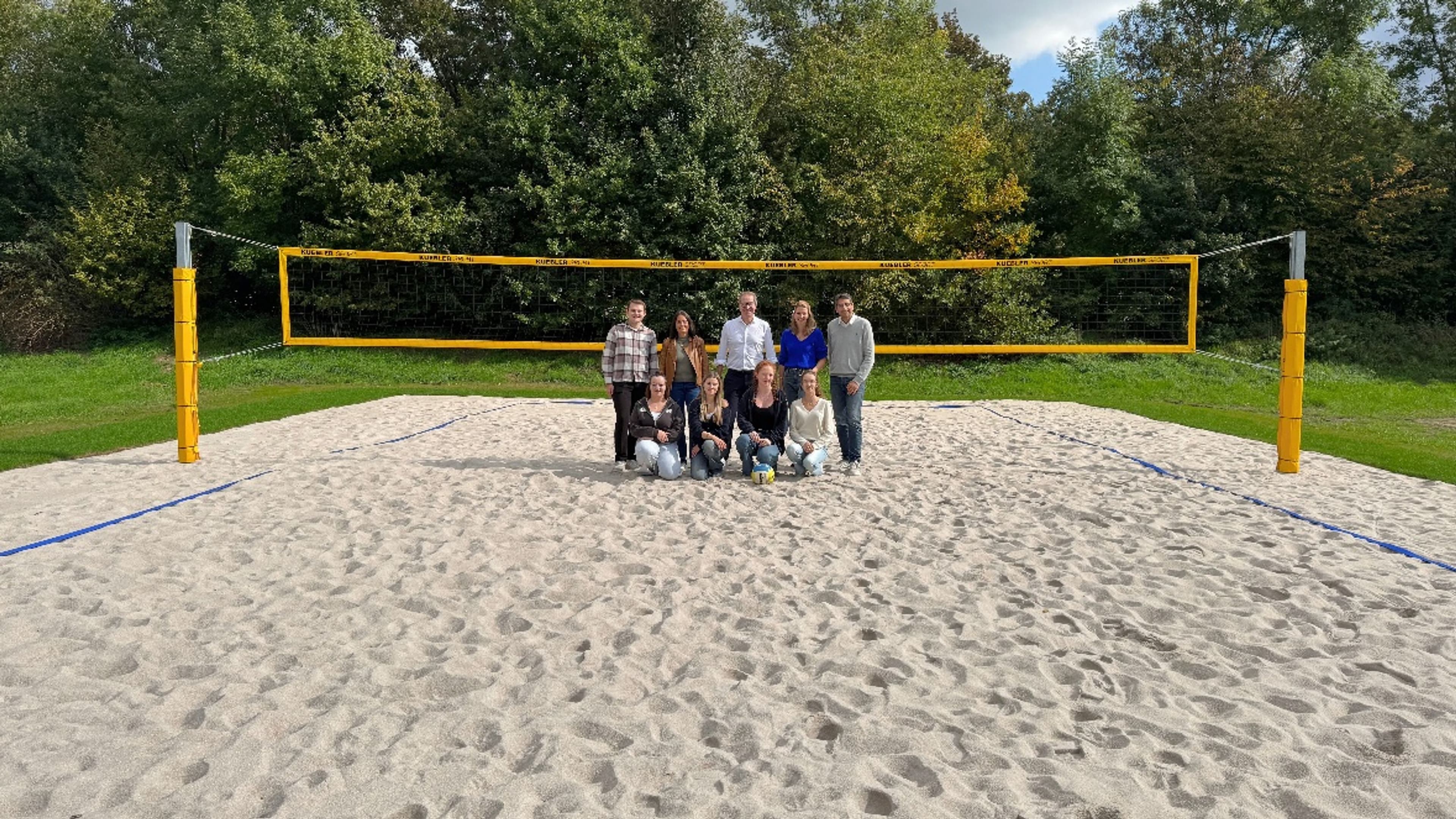 Neuer Beachvolleyballplatz in Neumarkt eröffnet