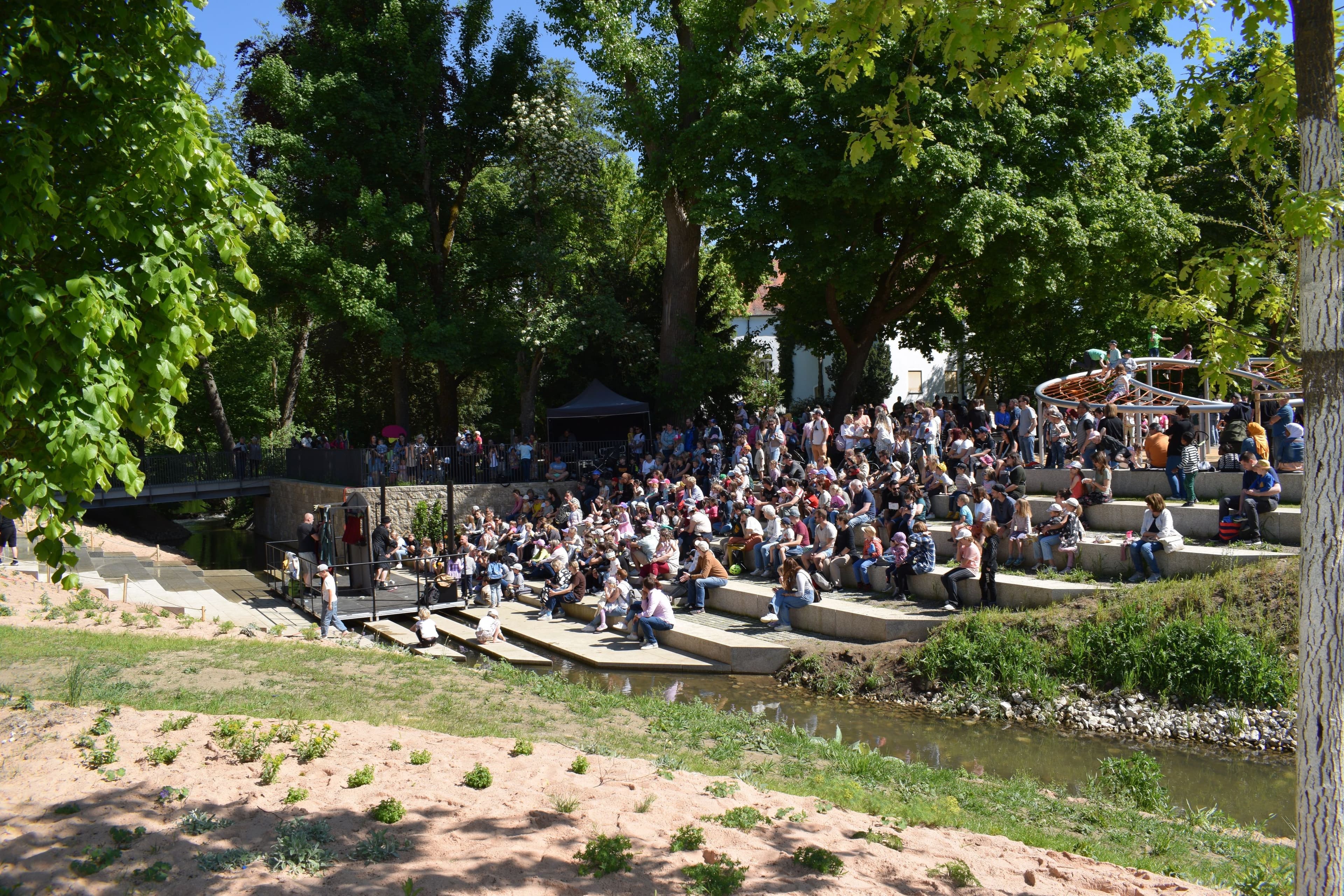 Neumarkts neuer Stadtpark erstrahlt in neuem Glanz