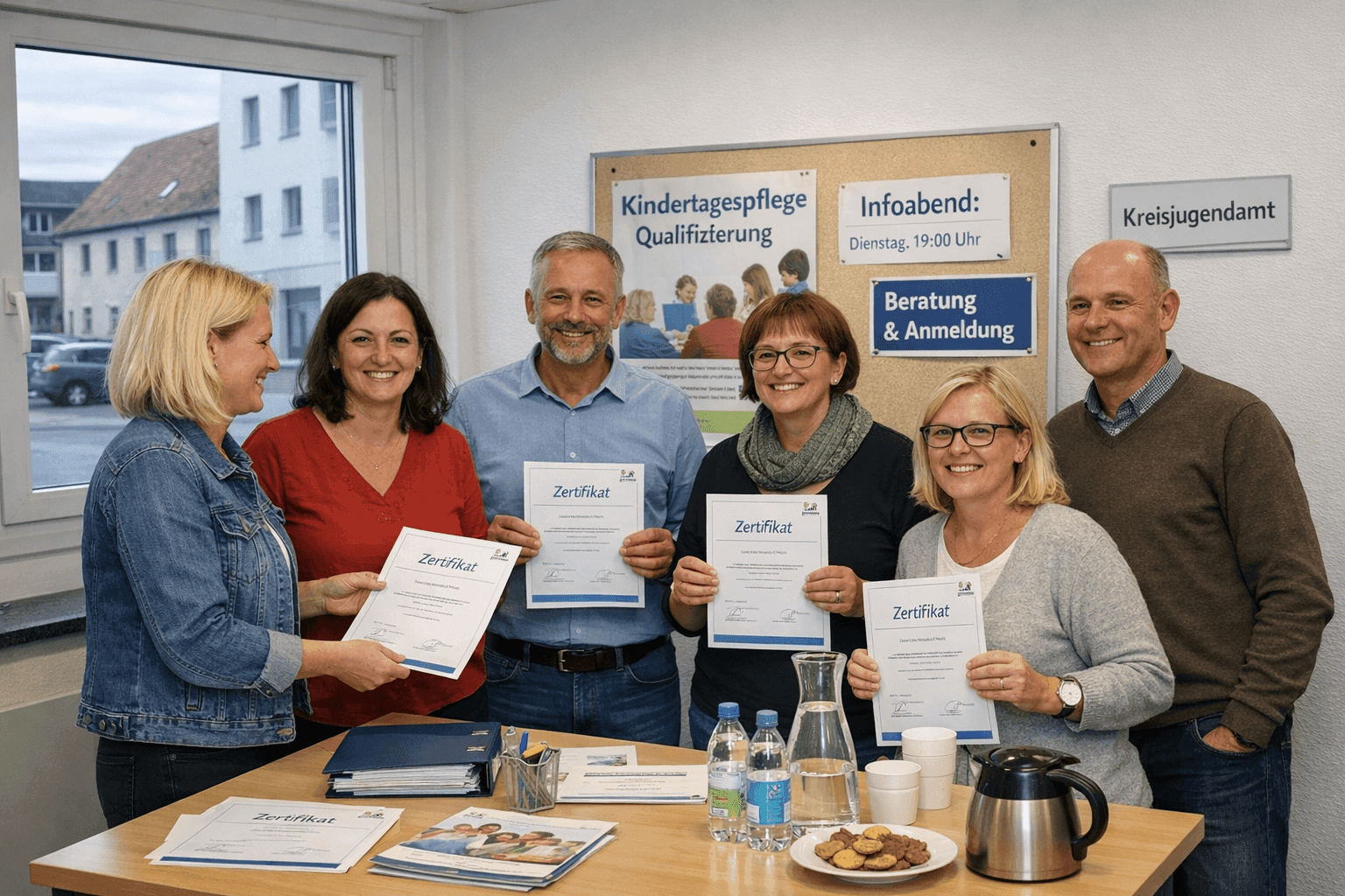 Neun neue Kindertagespflegekräfte für die Region