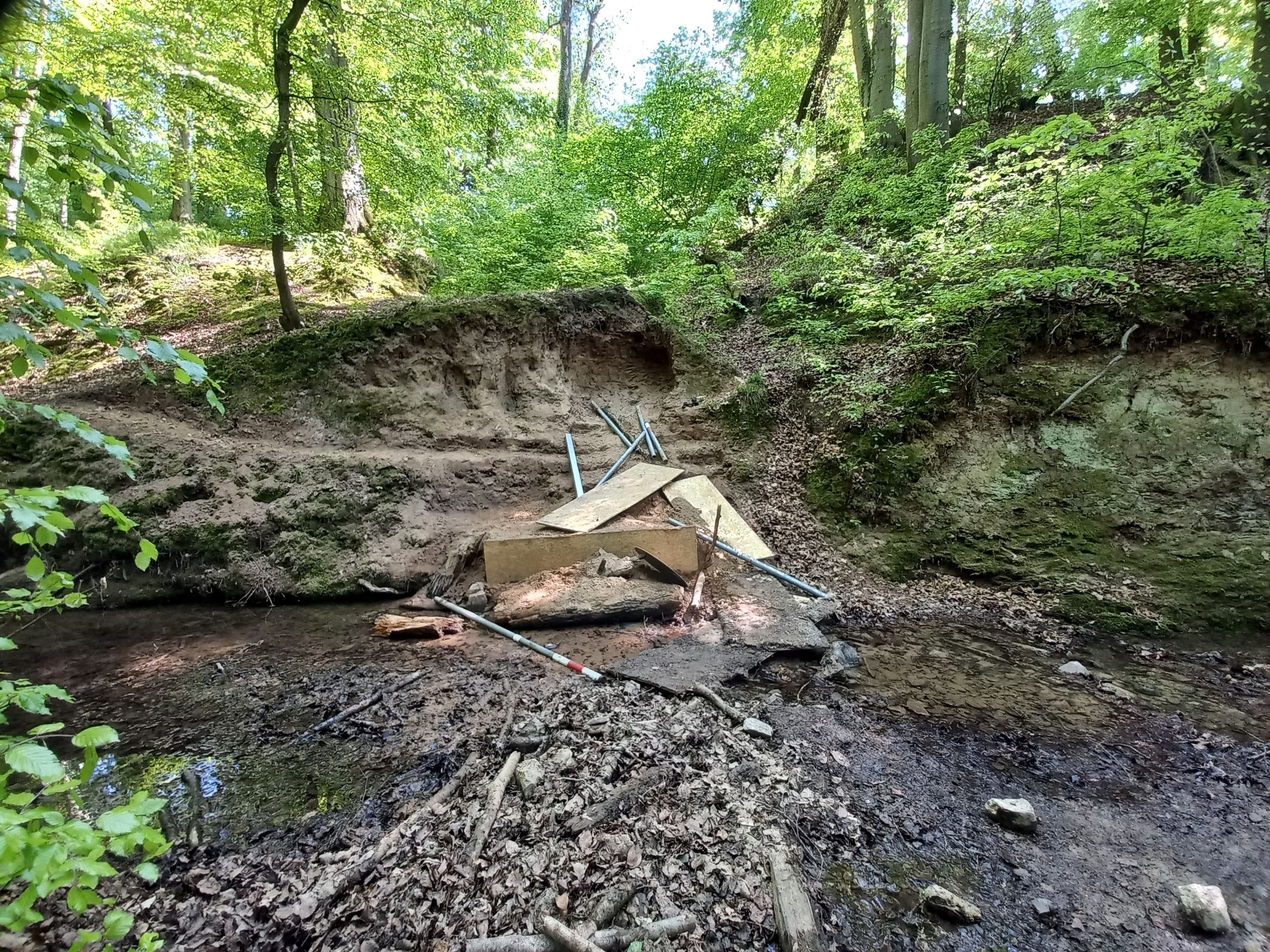 Schäden im Naturschutzgebiet Dörngraben