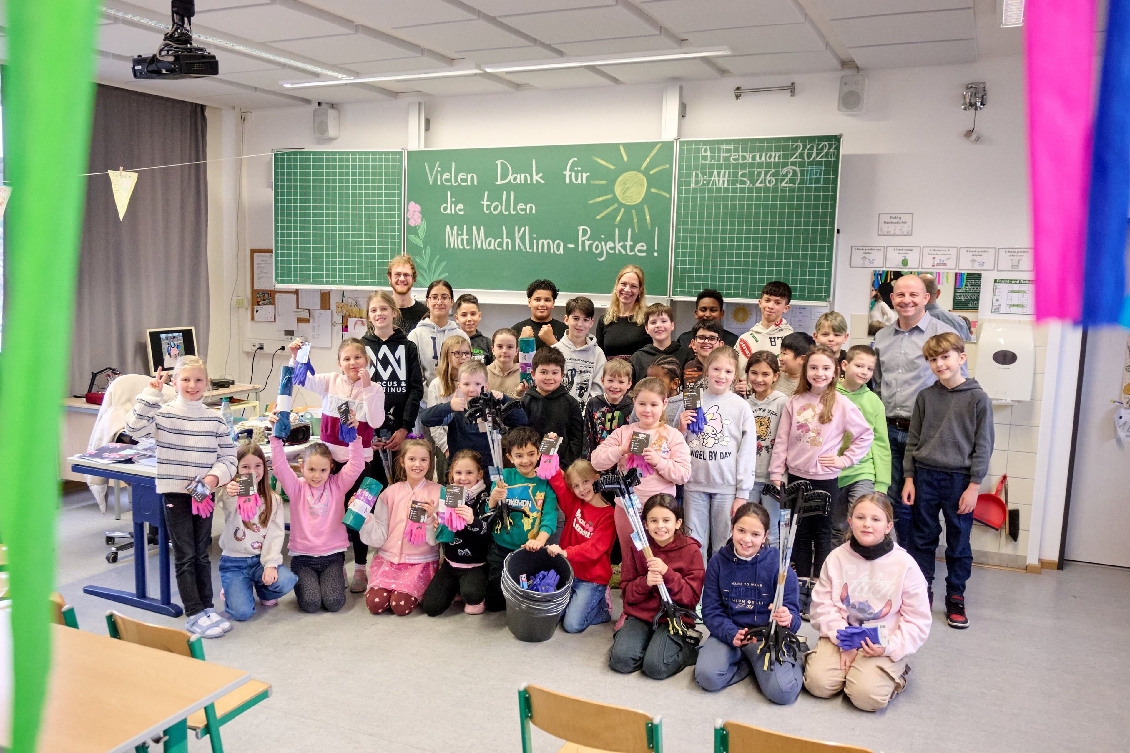 Schüler machen Heidelsteigpark klimafit