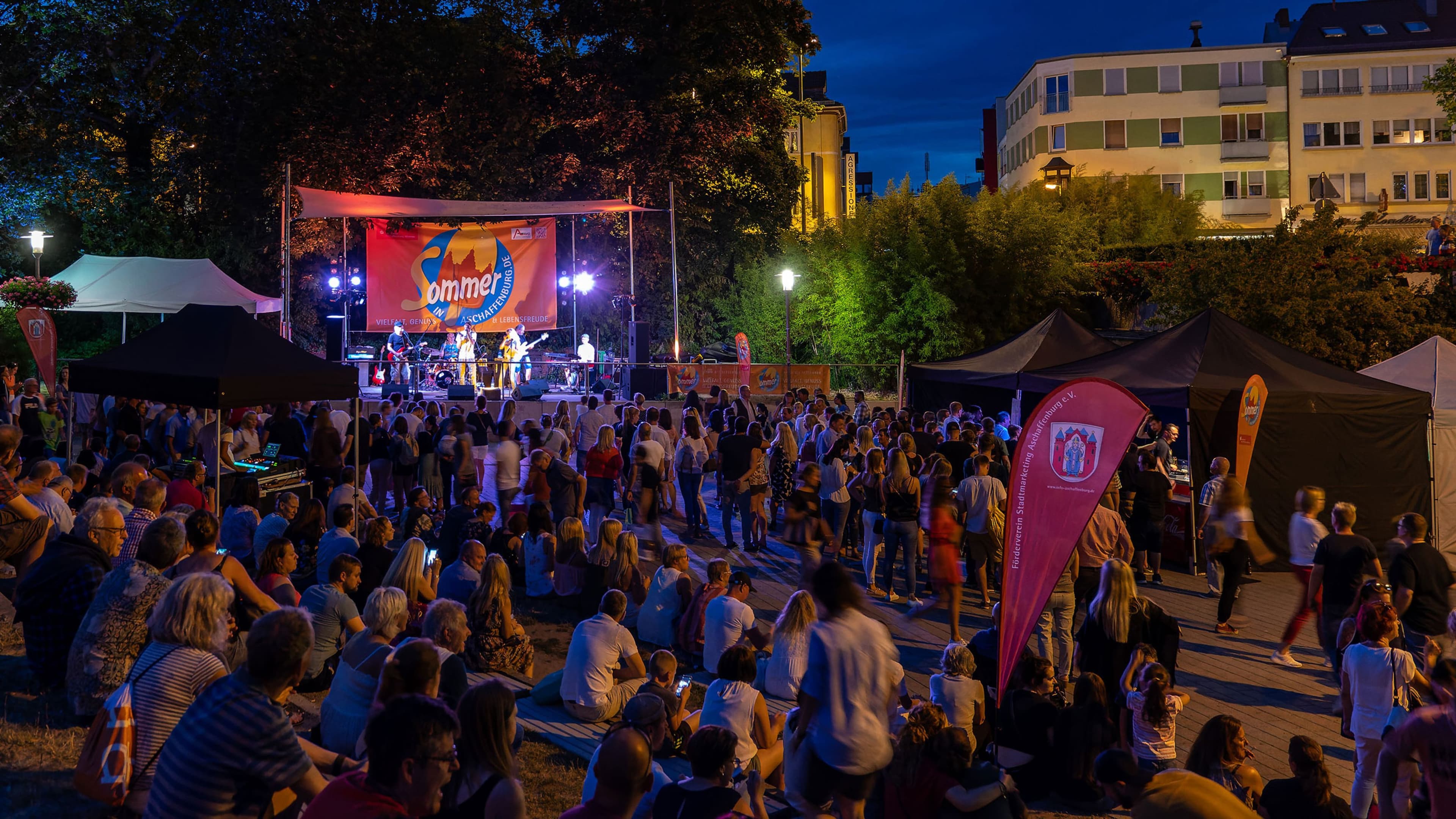 Sommernacht-Shopping bis 23 Uhr in Aschaffenburg