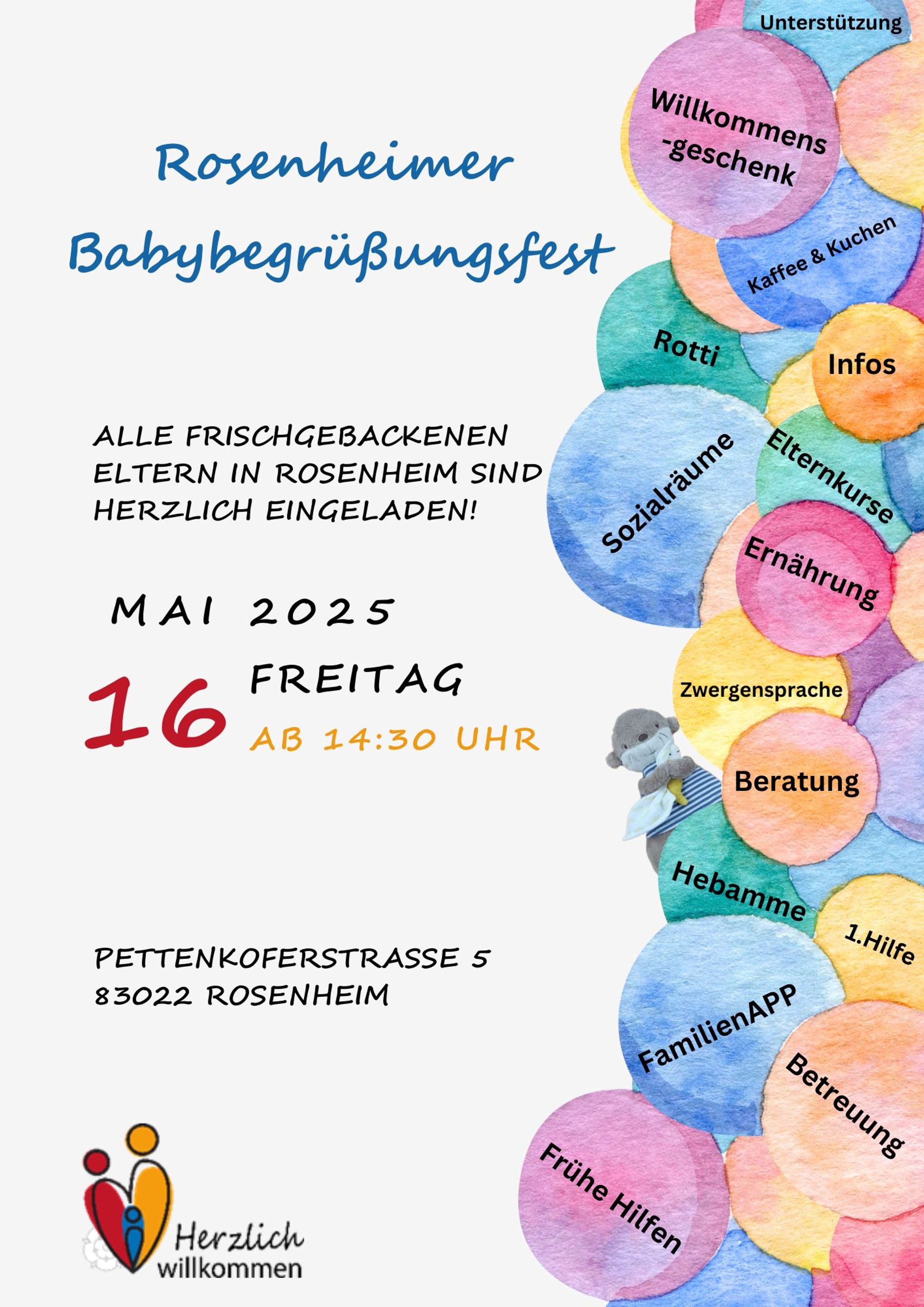 Stadt begrüßt Neugeborene im Mai