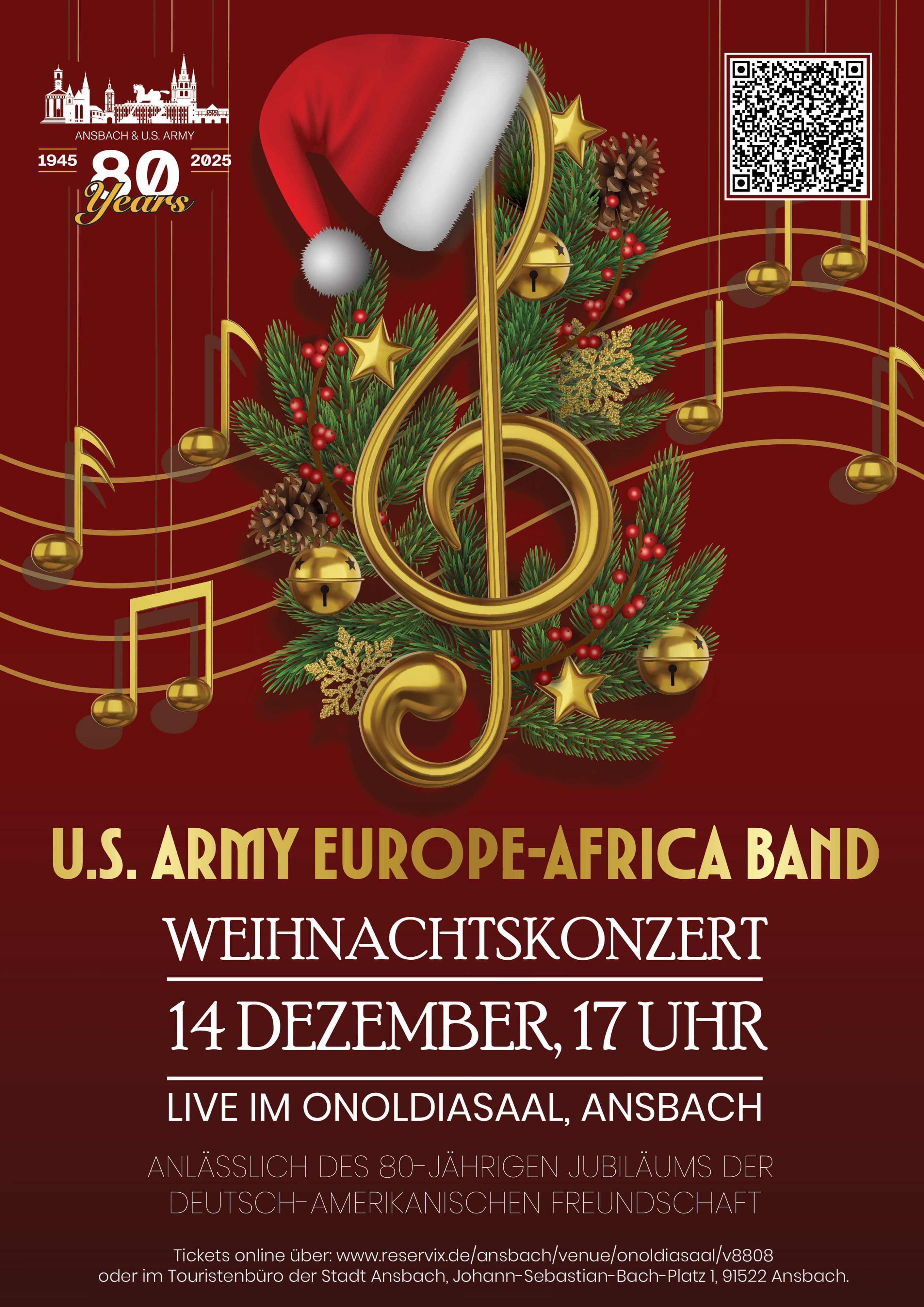 Weihnachtskonzert im Orlandosaal Ansbach