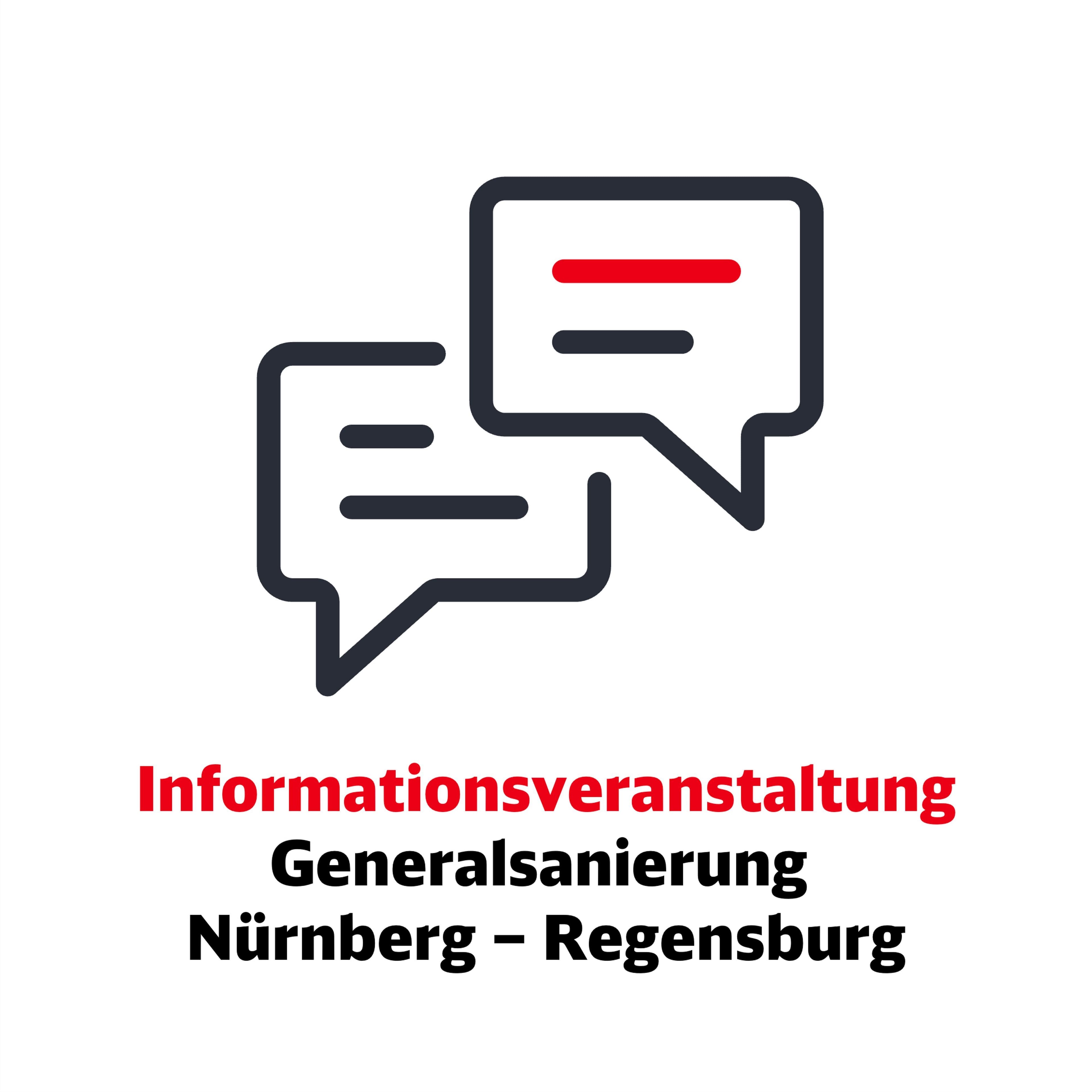 Wichtige Infos zur Sanierung der Bahnstrecke Nürnberg–Regensburg