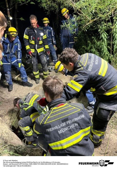 FW-M: Hund verirrt sich in Dachsbau (gemeindefreies Gebiet)