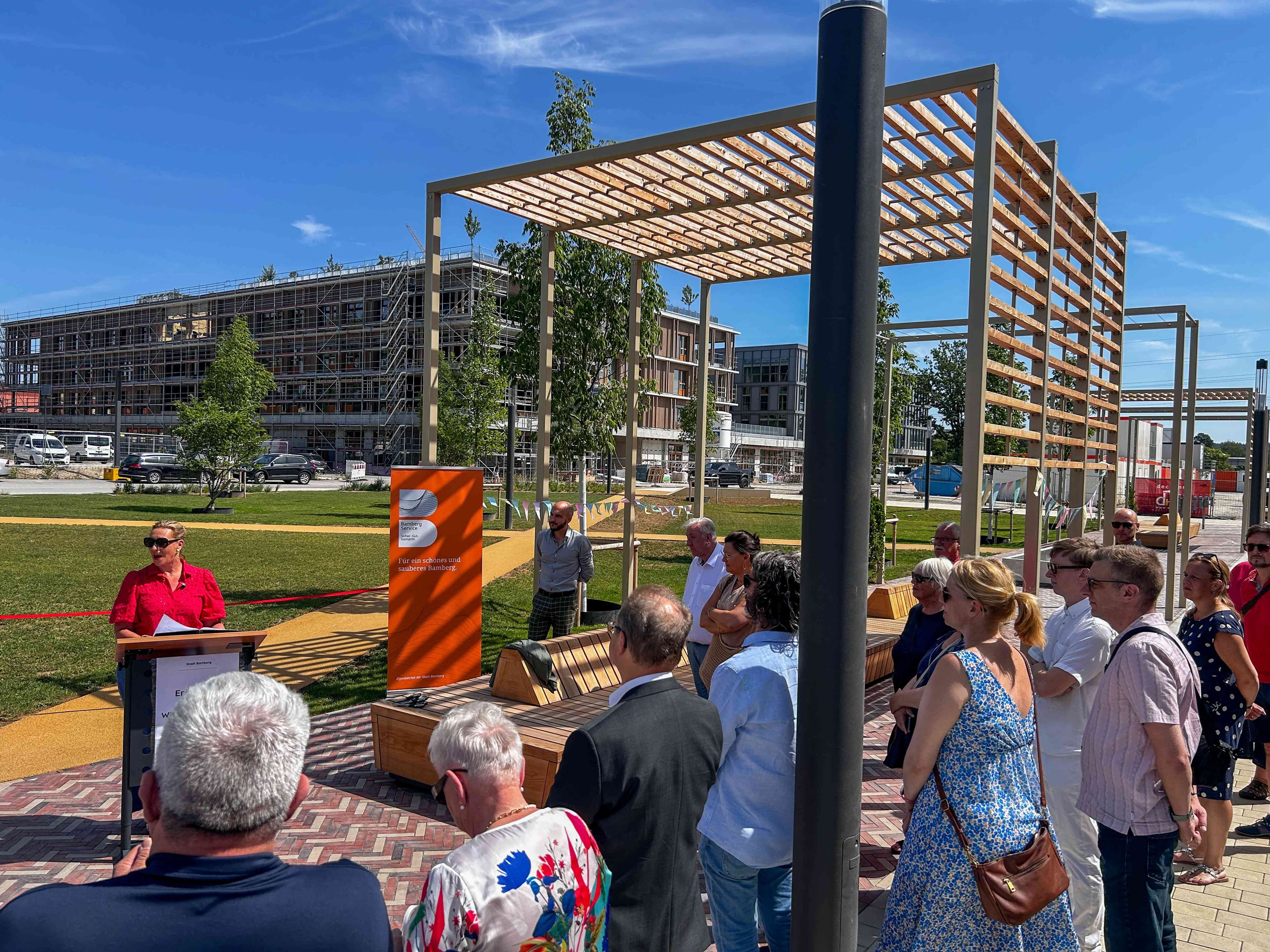 Einweihung des Willy-Brandt-Platzes auf dem Lagarde-Campus in Bamberg