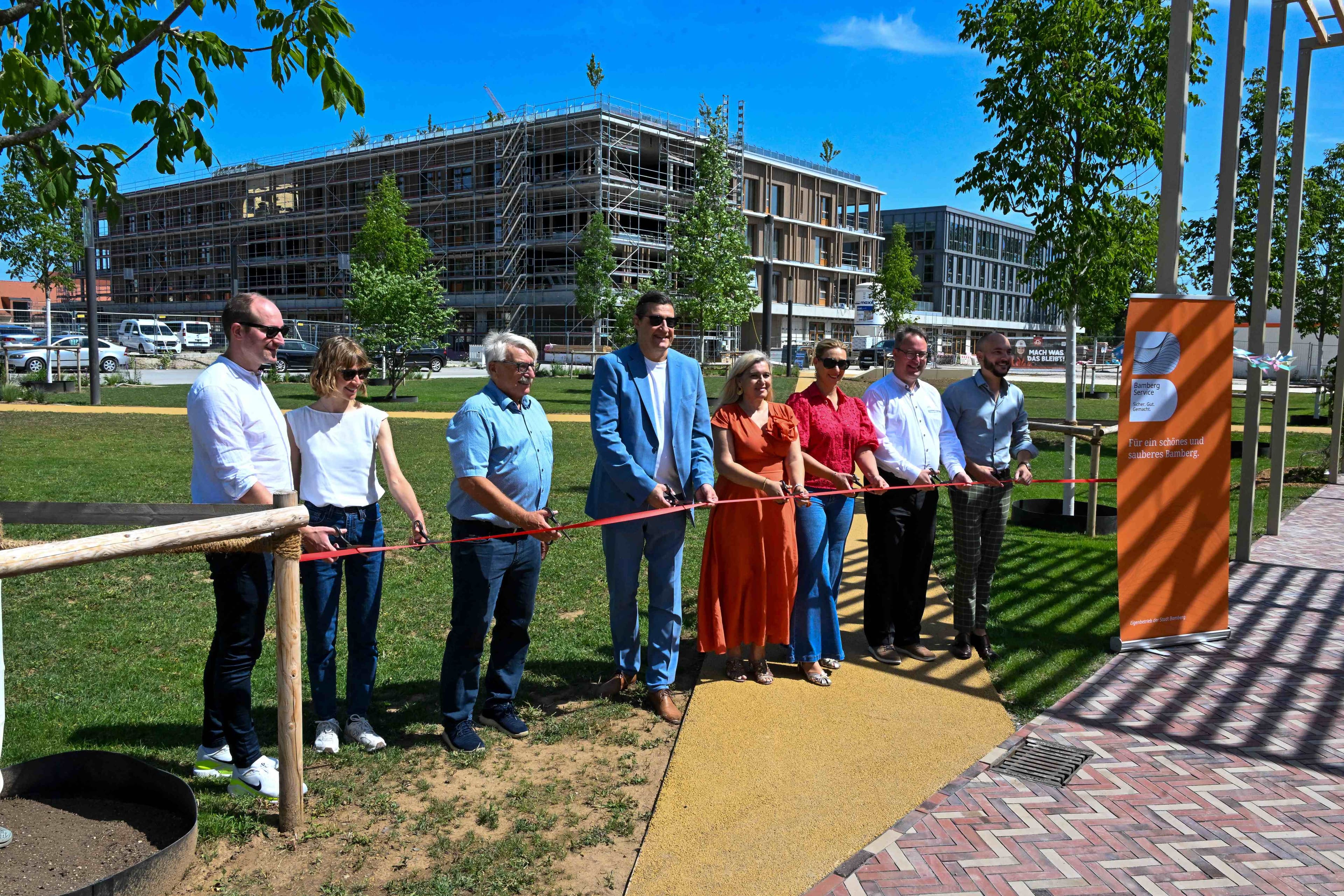 Einweihung des Willy-Brandt-Platzes auf dem Lagarde-Campus in Bamberg