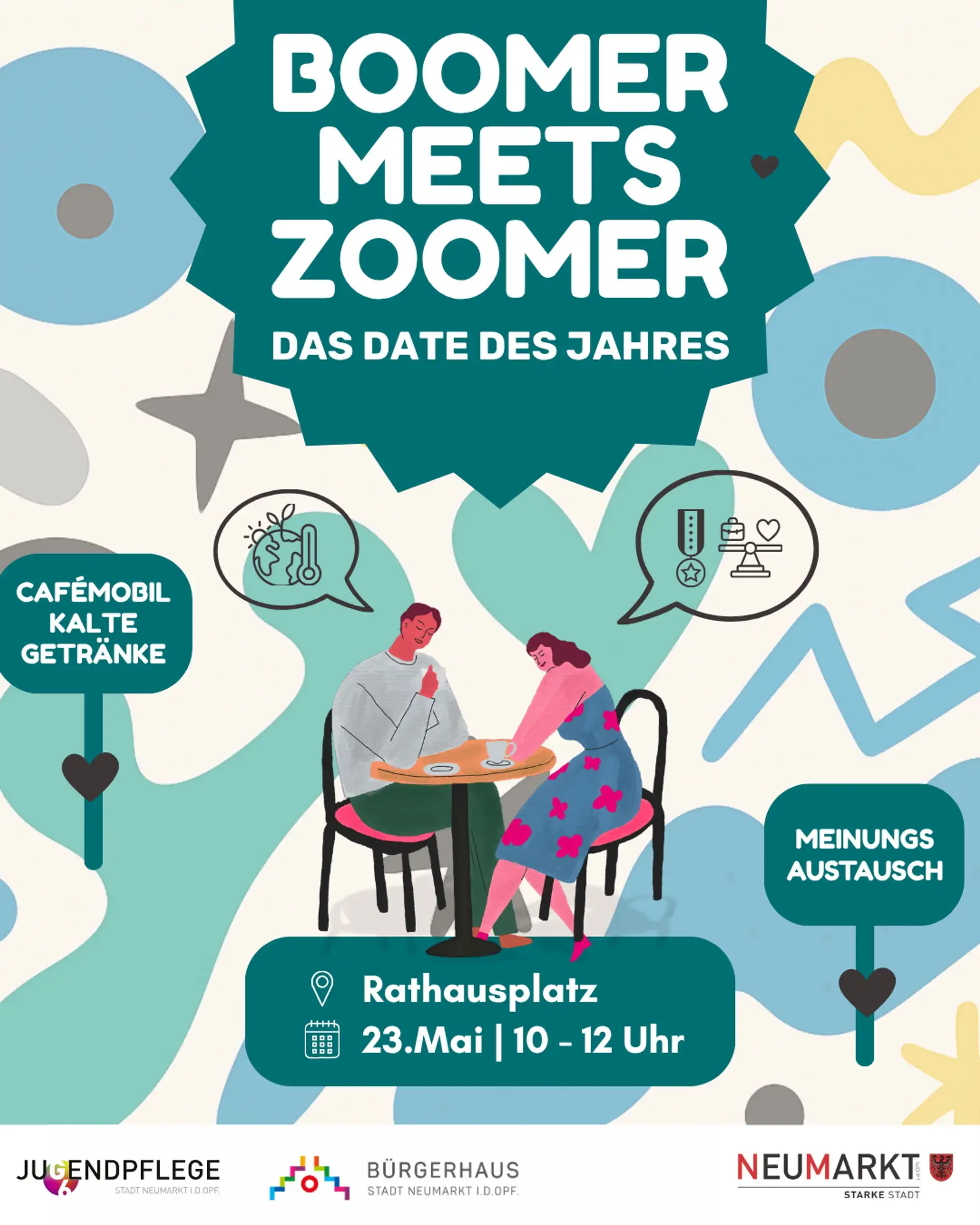 Boomer trifft Zoomer auf dem Rathausplatz