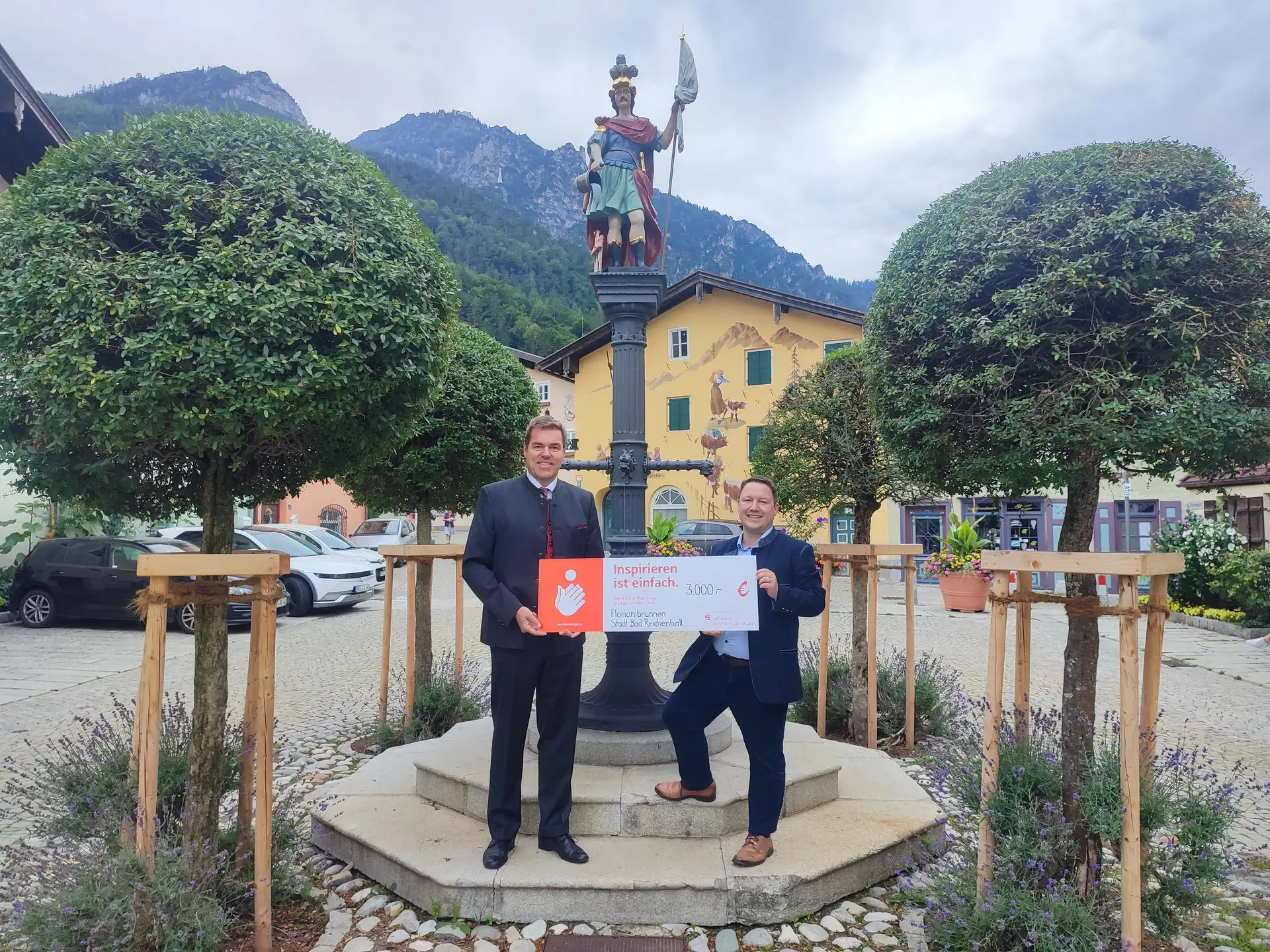 Floriansbrunnen in neuem Glanz
