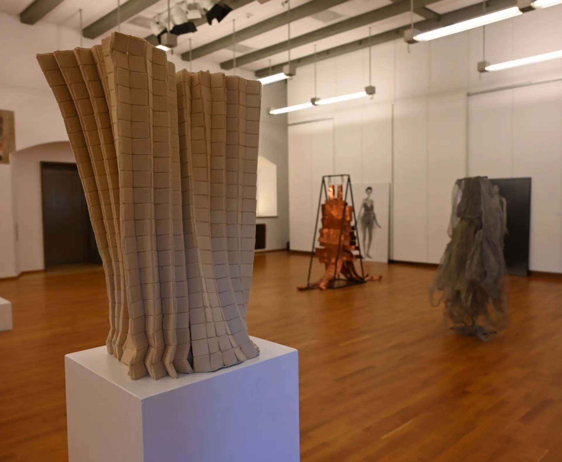 Letzter Tag der Ausstellung „konzept textil“