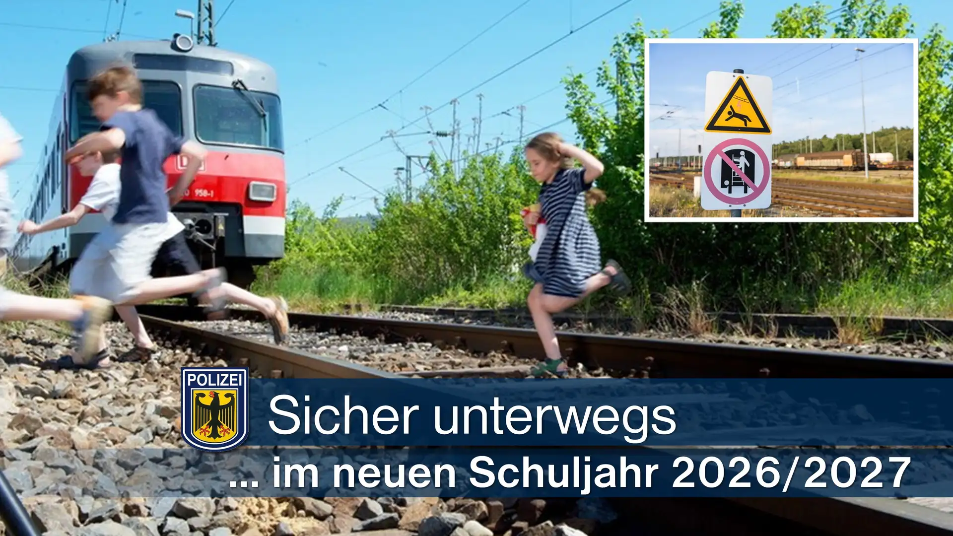 ndespolizeidirektion München: Sicher unterwegs im neuen Schuljahr / Bundespolizei gibt Tipps für einen sicheren Schulweg mit der Bahn