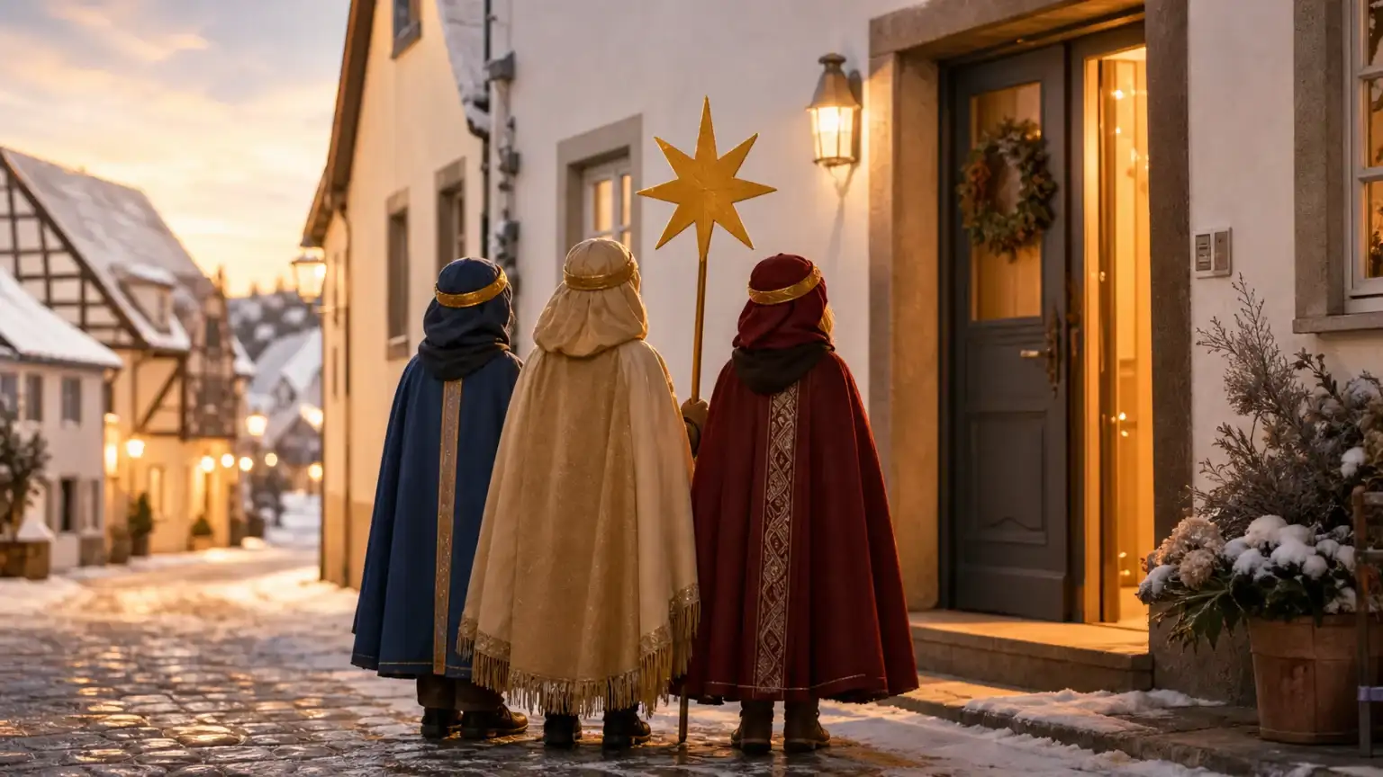 Sternsinger bringen Neujahrssegen ins Landshuter Rathaus