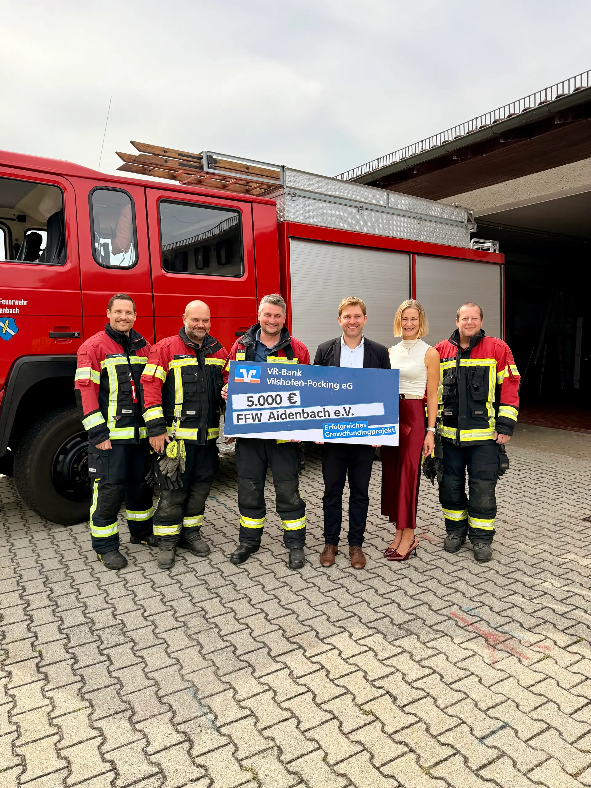 Crowdfunding für Tagesdienstkleidung der Freiwilligen Feuerwehr Aidenbach erfolgreich abgeschlossen