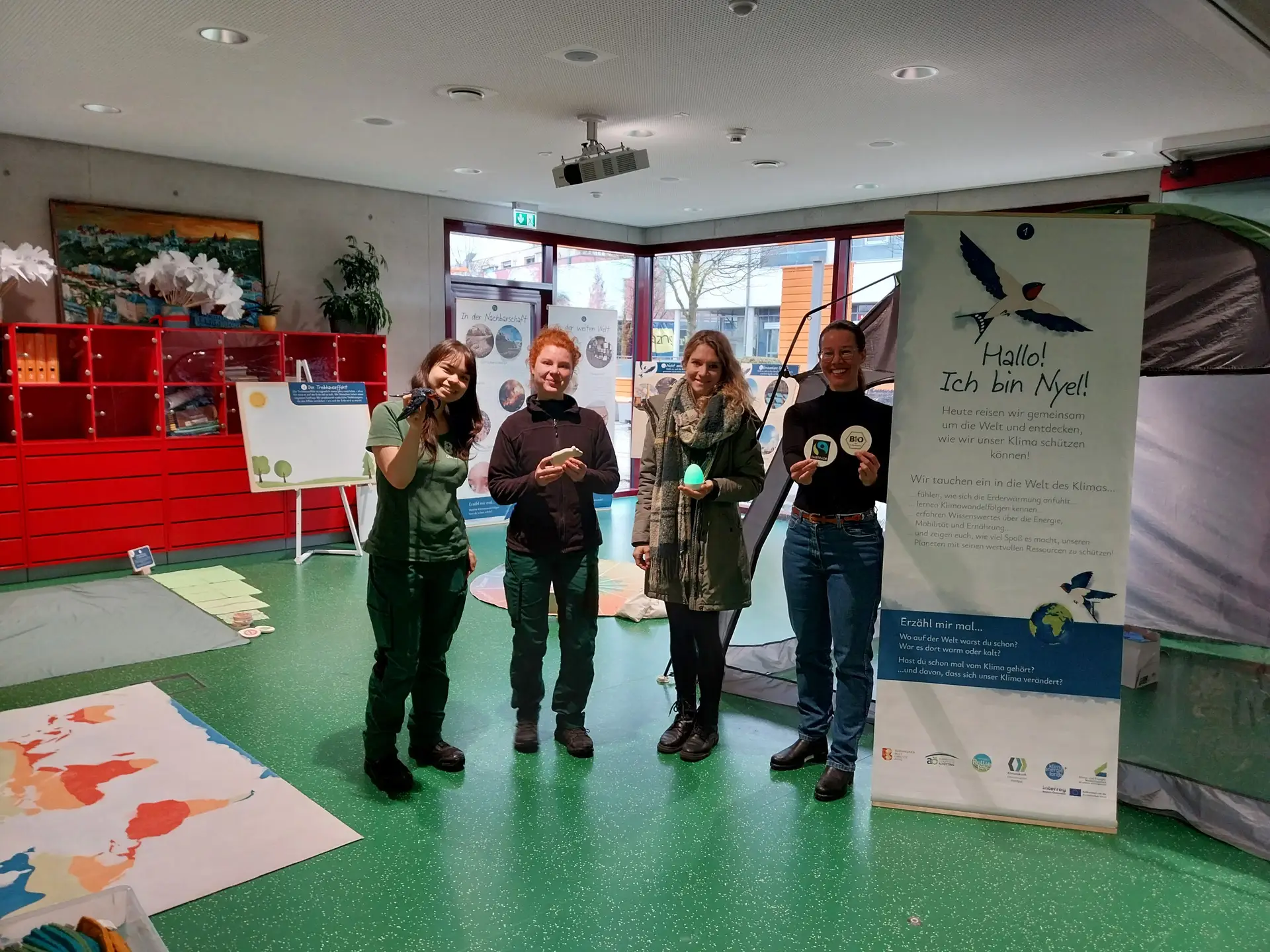 Klima-Ausstellung begeistert Burghausener Grundschüler