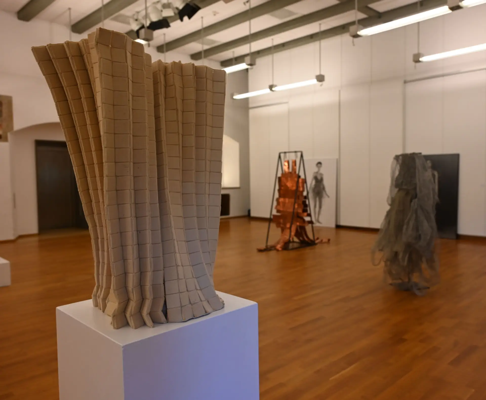 Letzter Tag der Ausstellung „konzept textil“