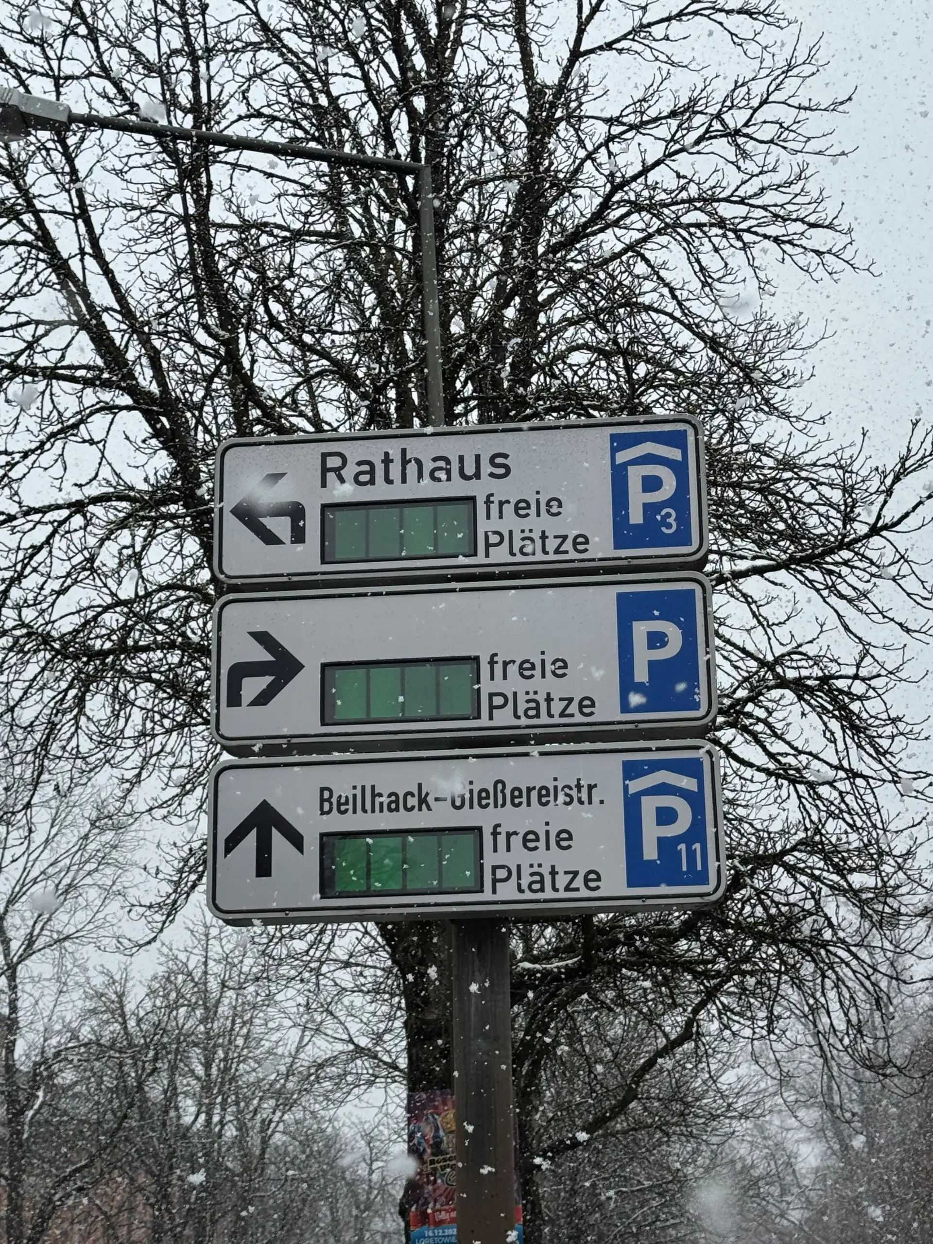 Parkleitsystem in Rosenheim ausgefallen