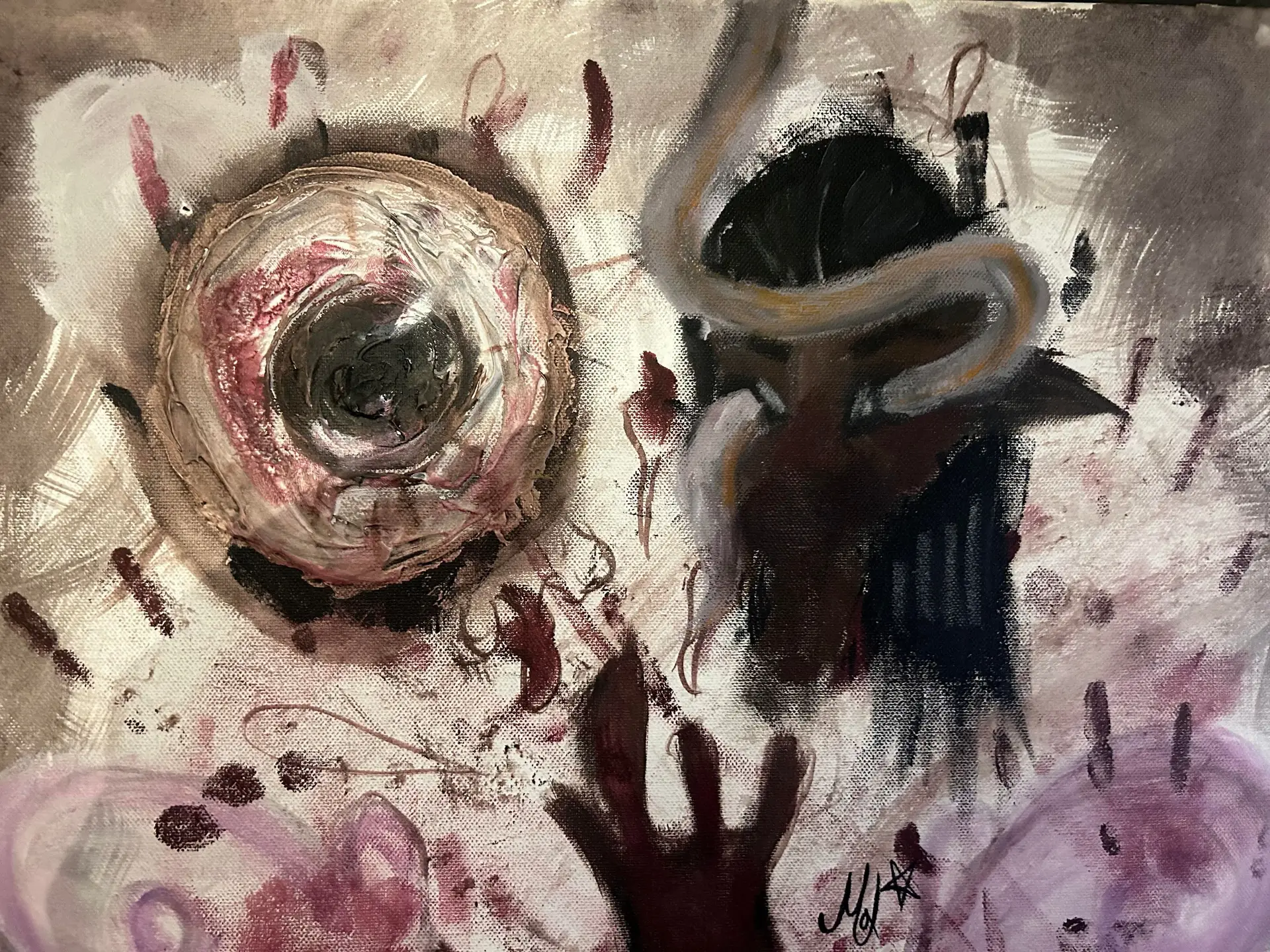 Vernissage der Ausstellung 'Zwischen Körper und Geist' von Lea Pötschke