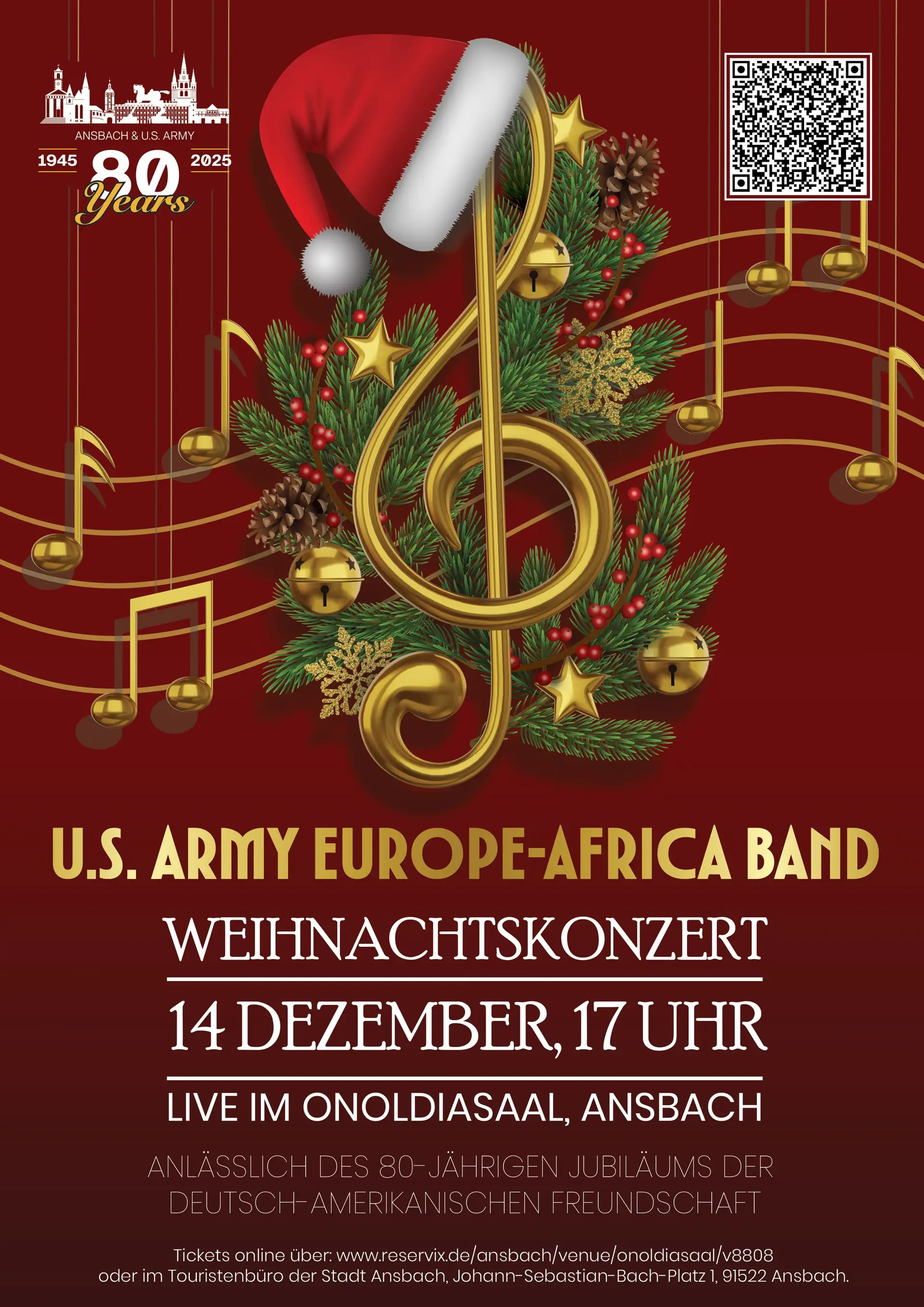 Weihnachtskonzert im Orlandosaal Ansbach