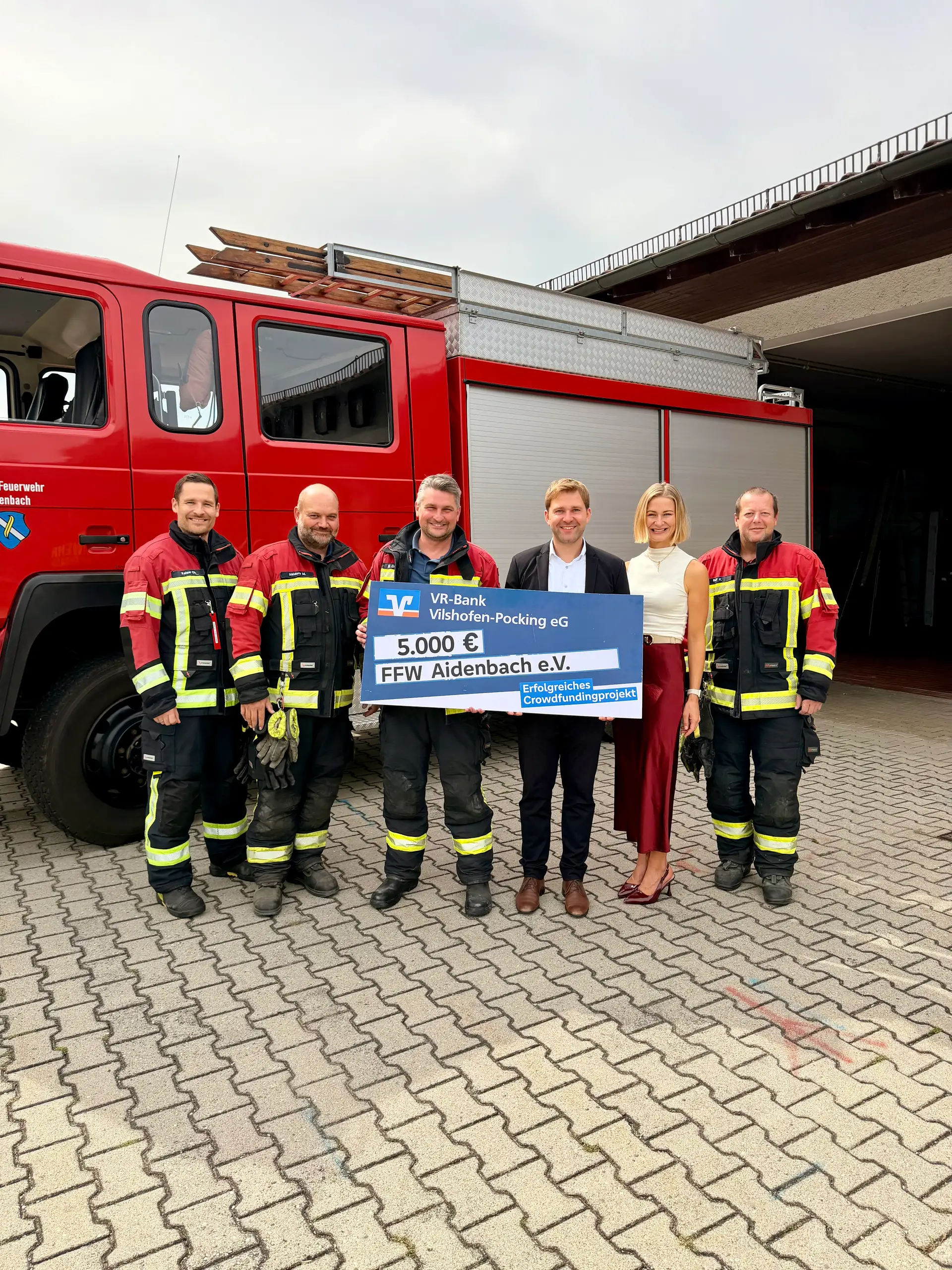 Crowdfunding für Tagesdienstkleidung der Freiwilligen Feuerwehr Aidenbach erfolgreich abgeschlossen