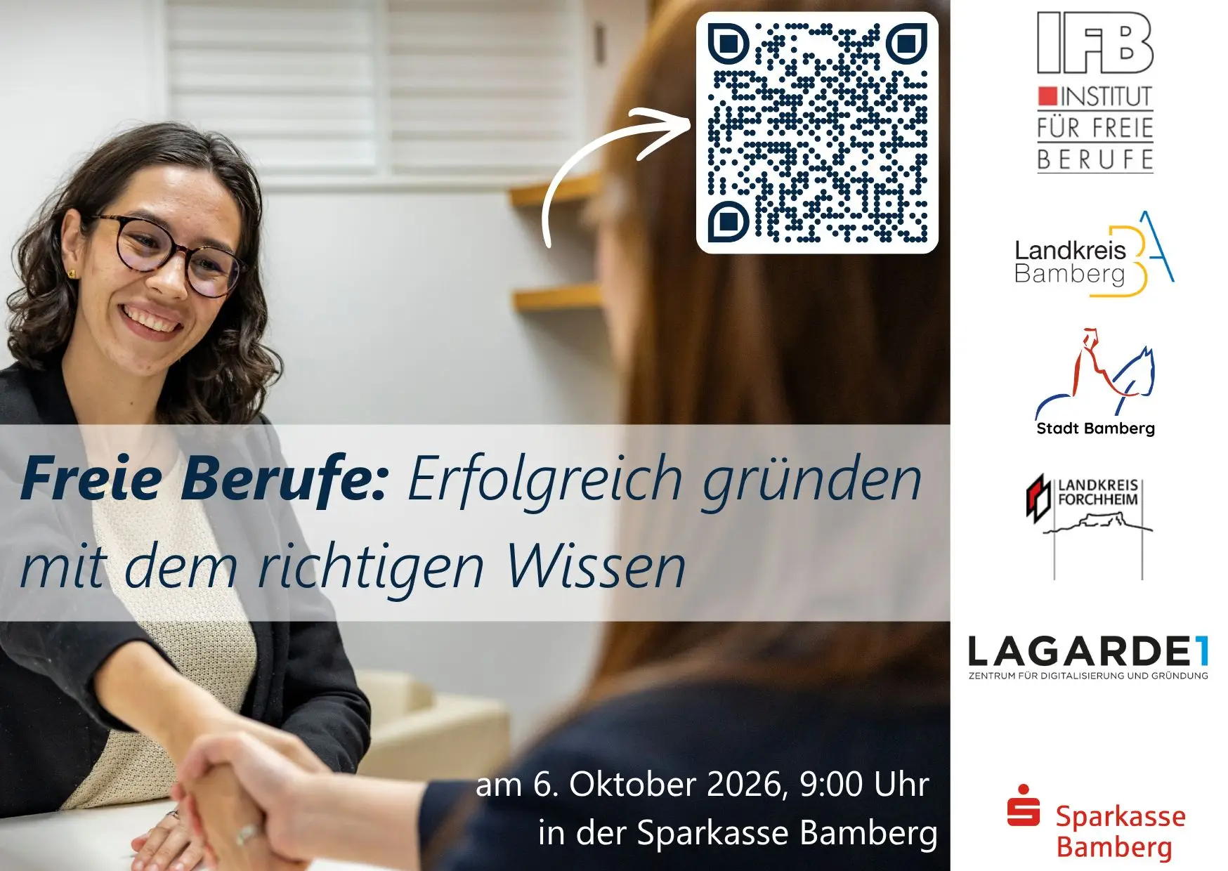 Beratungstag zur Selbstständigkeit in freien Berufen in Bamberg