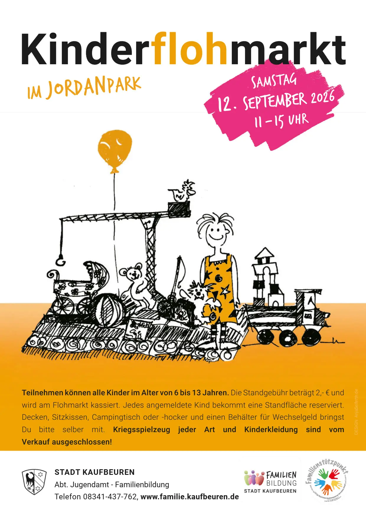 Kinderflohmarkt im Jordanpark