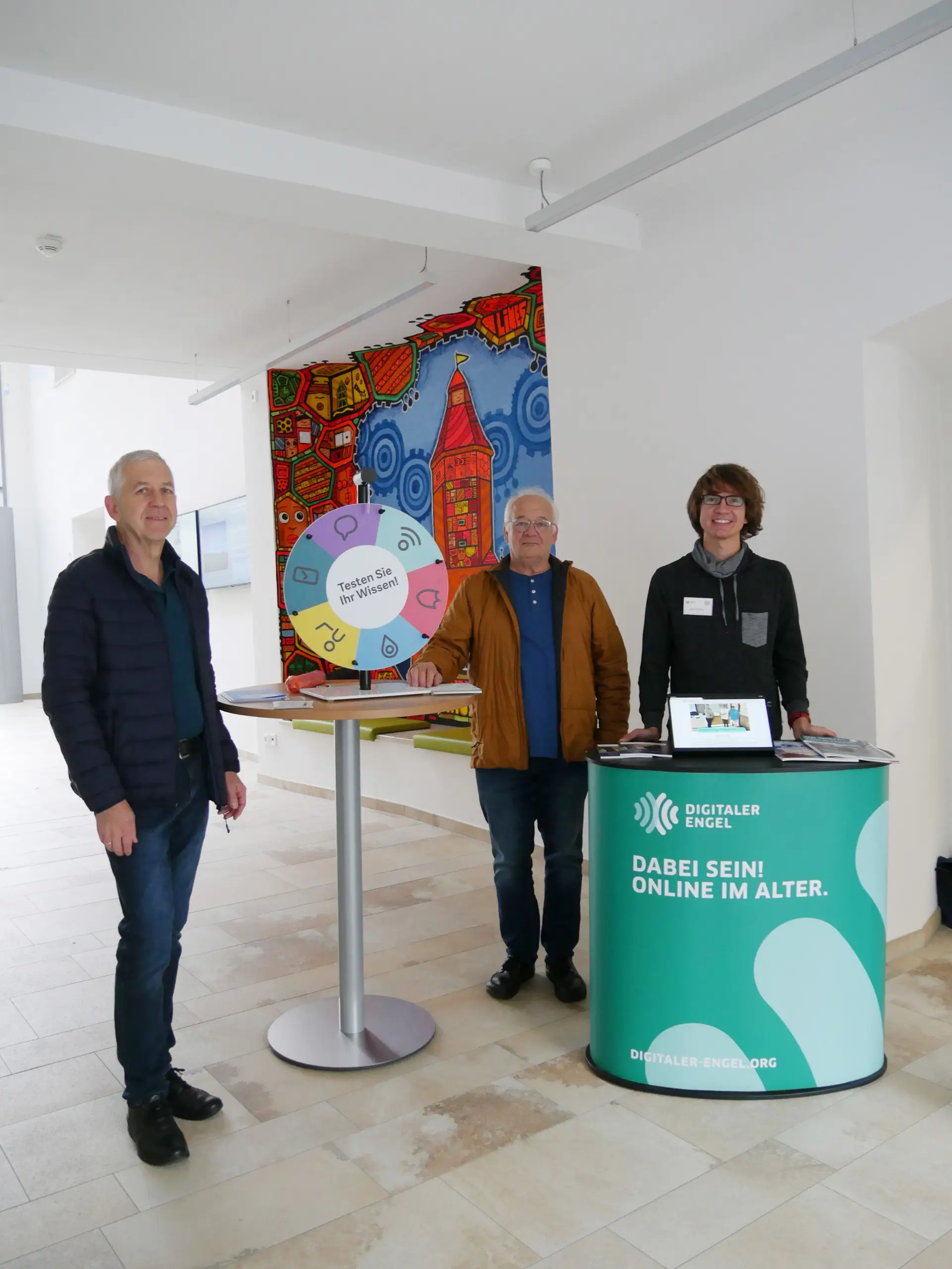 Digitaler Engel besucht Gunzenhausen